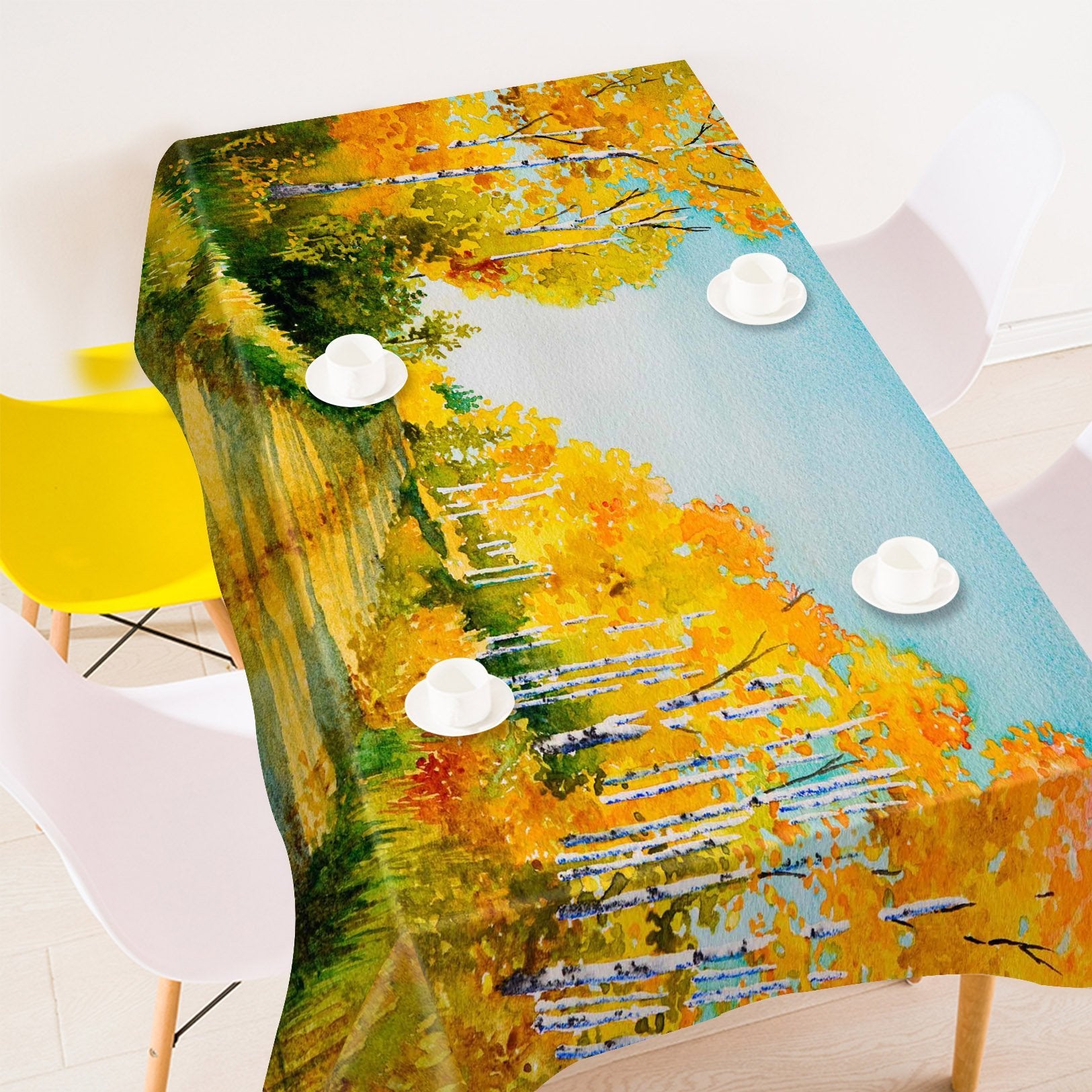 3D Painting Road Scenery 749 Tablecloths Wallpaper AJ Wallpaper