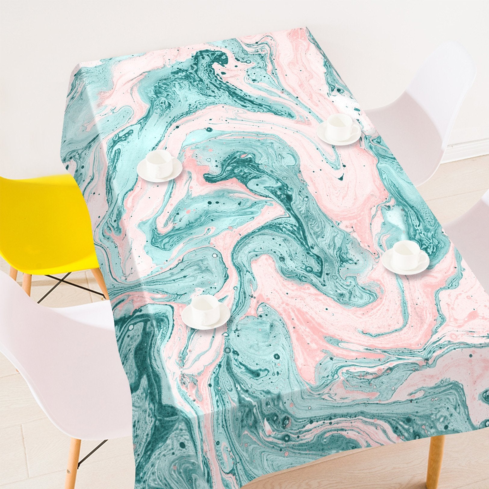 3D Green Vortex Turbulence 46 Tablecloths Wallpaper AJ Wallpaper