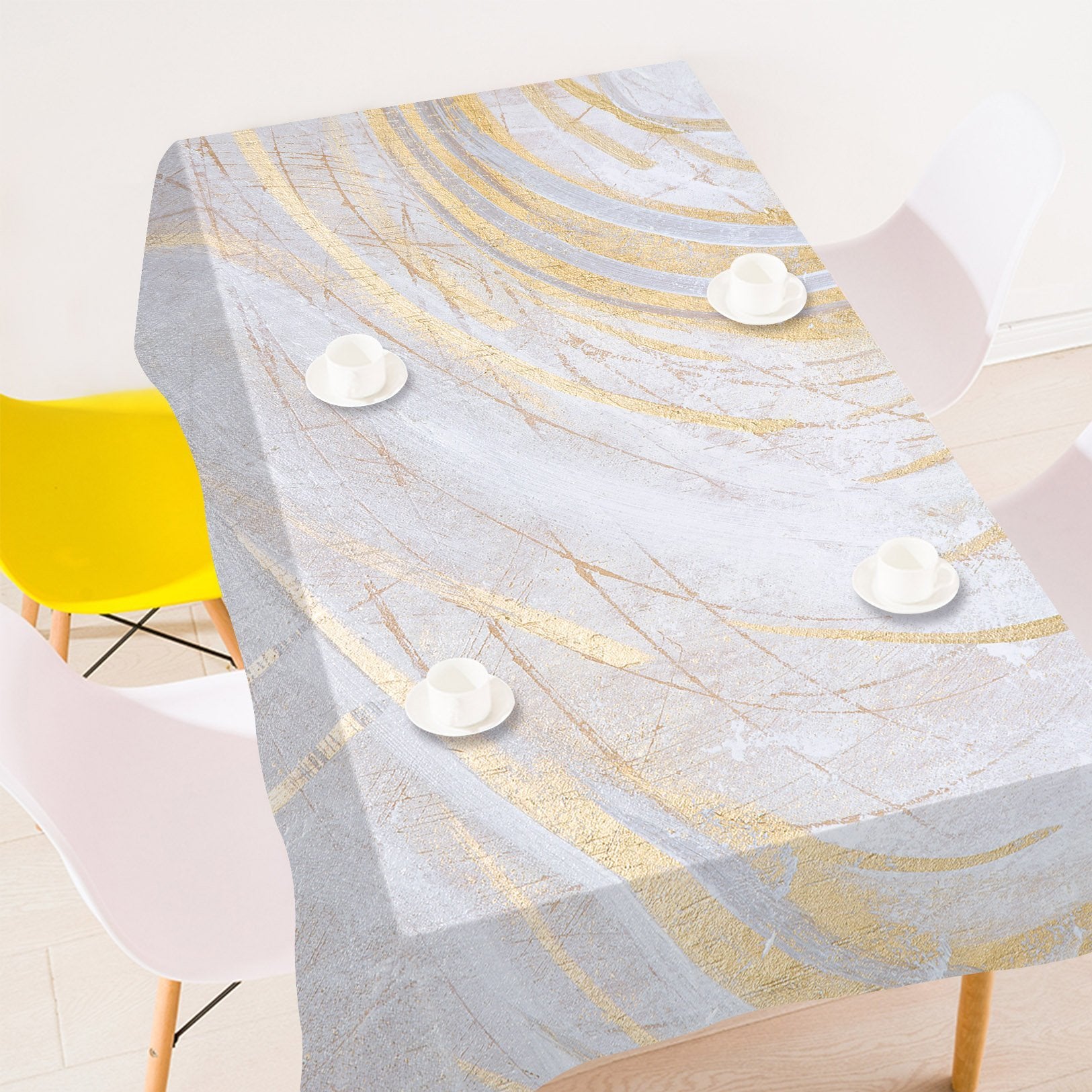 3D Light Curved Lines 45 Tablecloths Wallpaper AJ Wallpaper