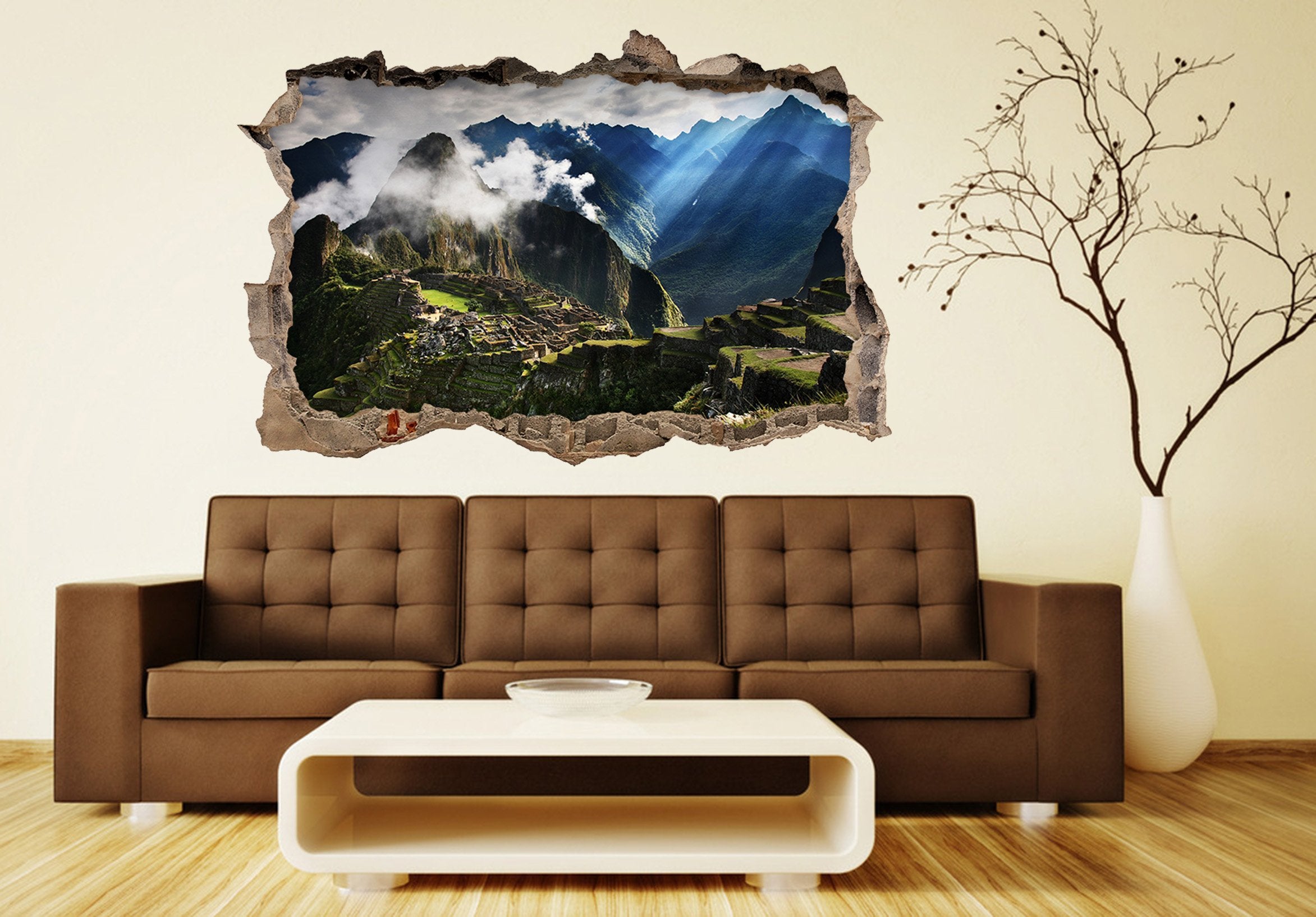 3D Inca Empire Scenery 179 Broken Wall Murals Wallpaper AJ Wallpaper