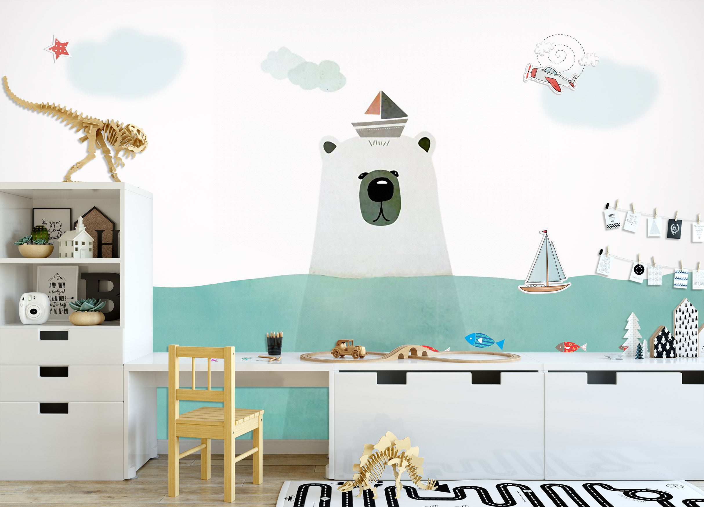 3D Sea Lighthouse 019 Wall Murals