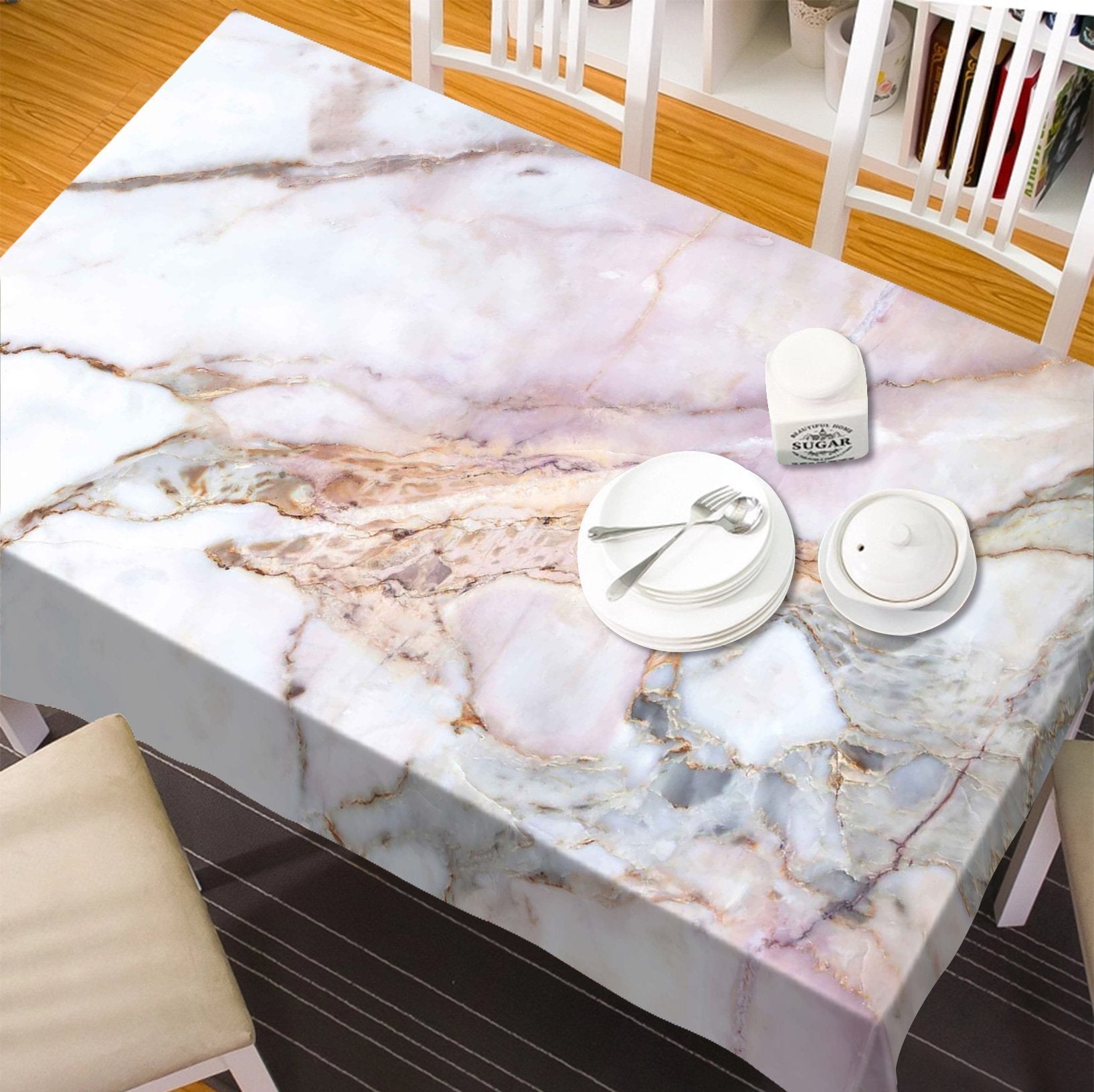 3D Marble Stone Pattern 23 Tablecloths Wallpaper AJ Wallpaper