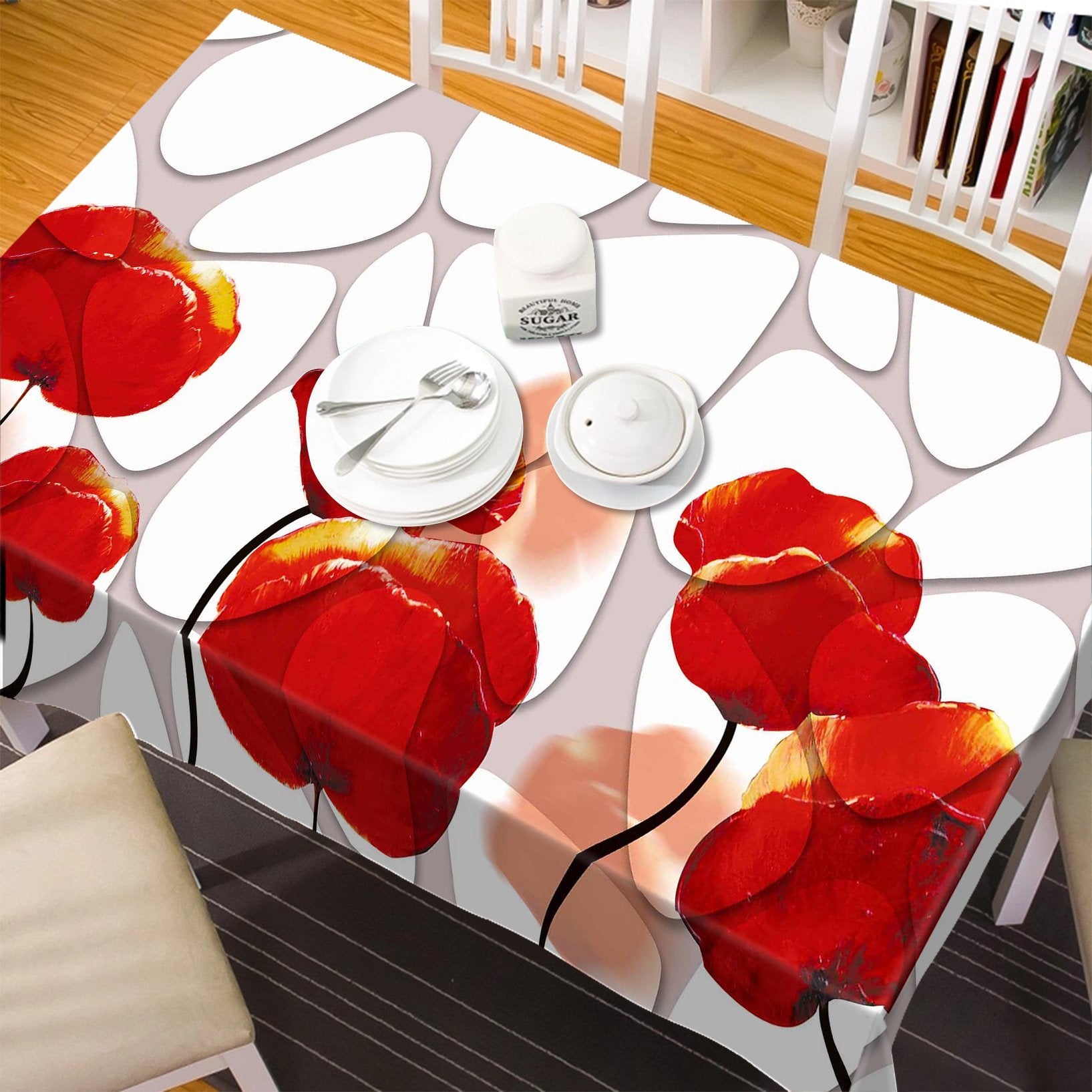 3D Flowers And Pattern 140 Tablecloths Wallpaper AJ Wallpaper