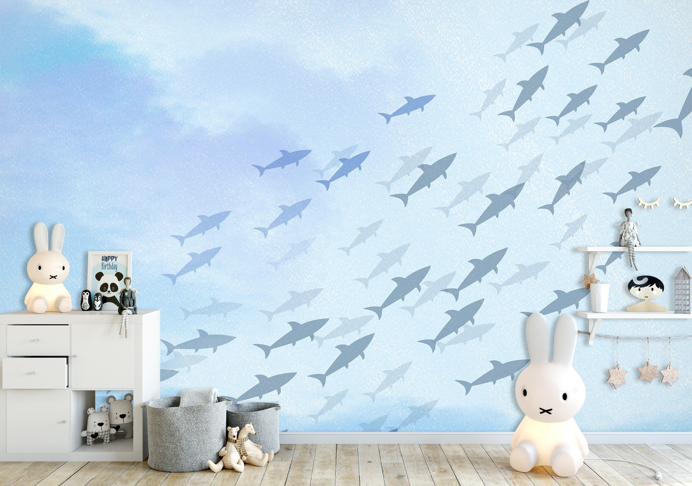 3D Sea Fish 009 Wall Murals