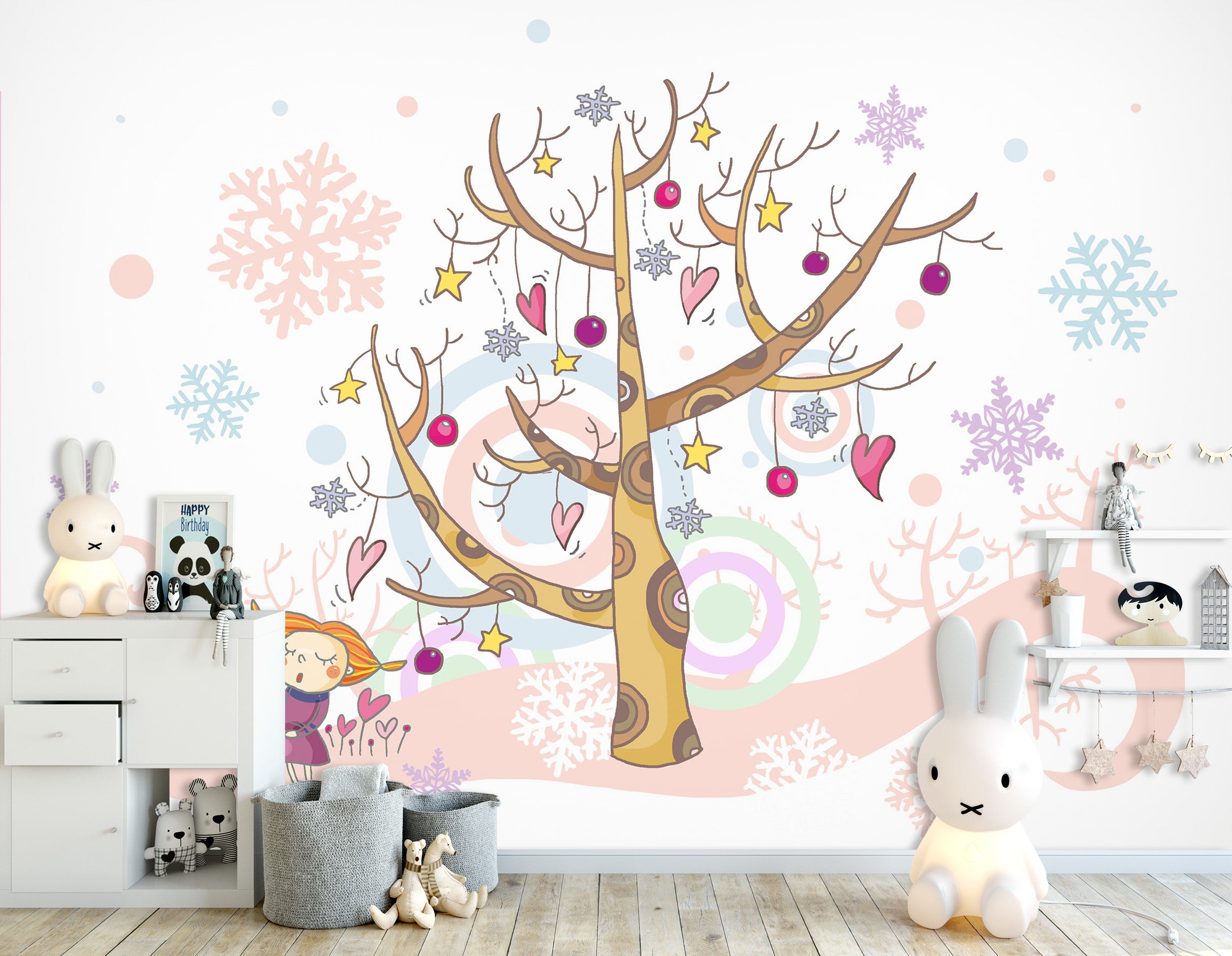 3D Christmas Tree 1724 Wall Murals