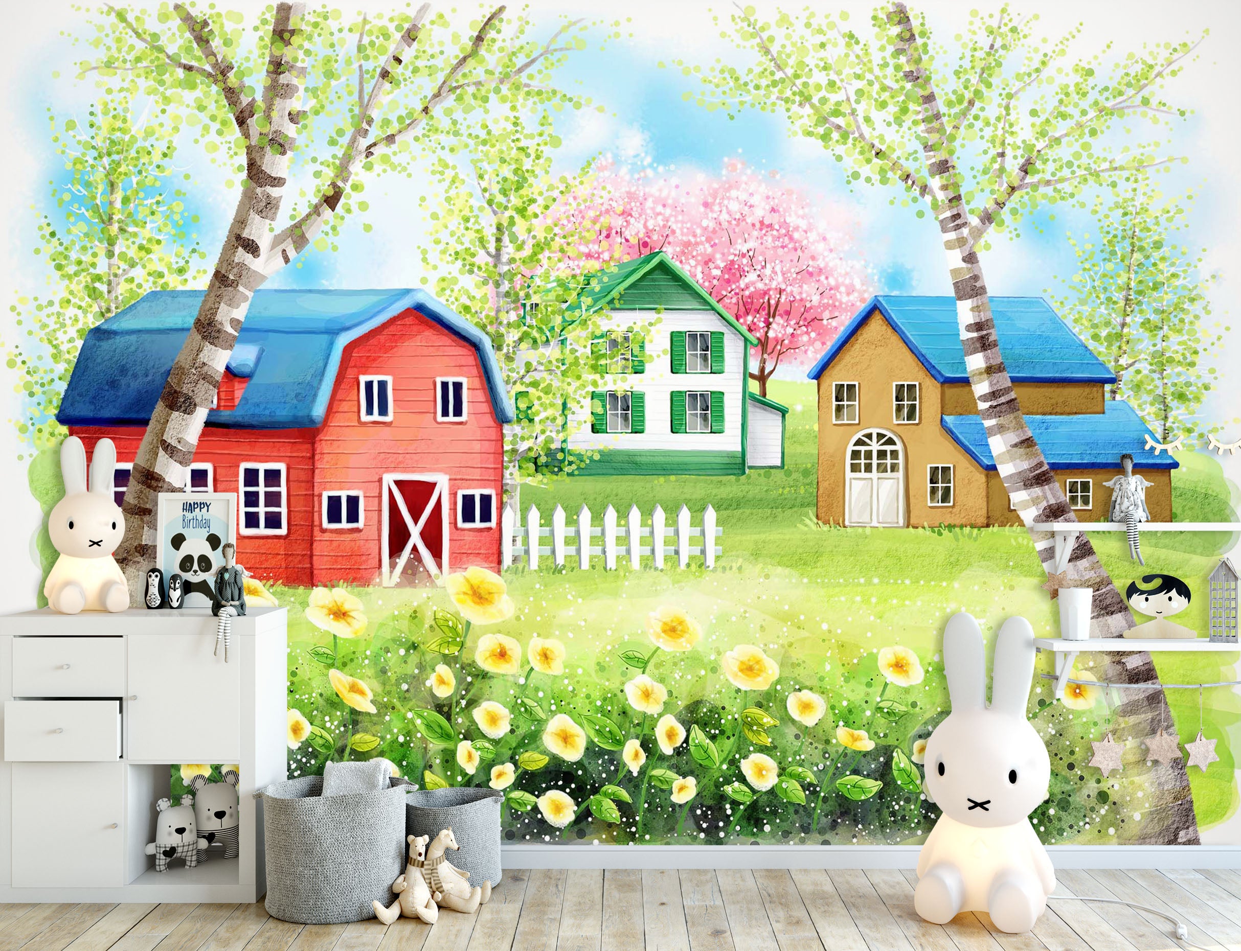 3D Park House 1666 Wall Murals