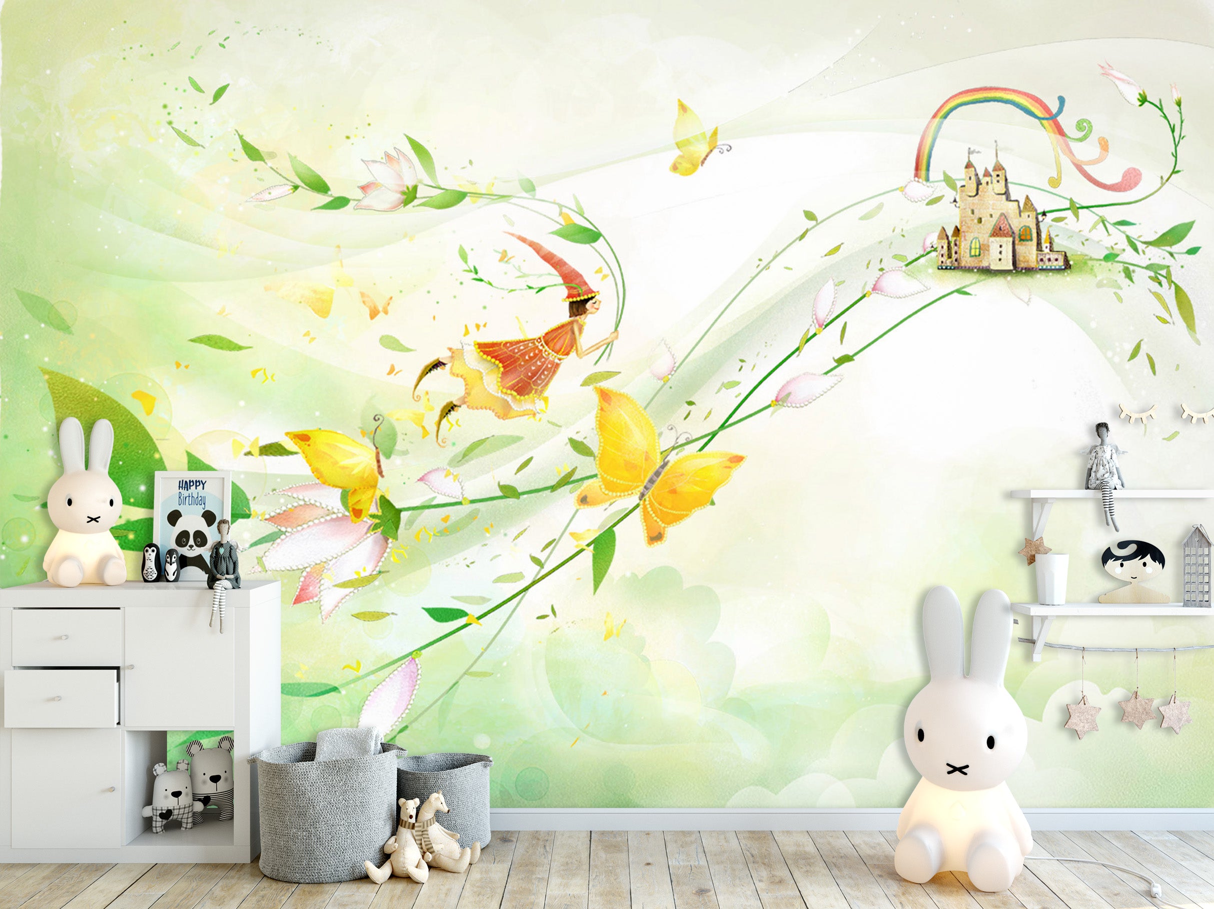 3D Flower Dream 1734 Wall Murals
