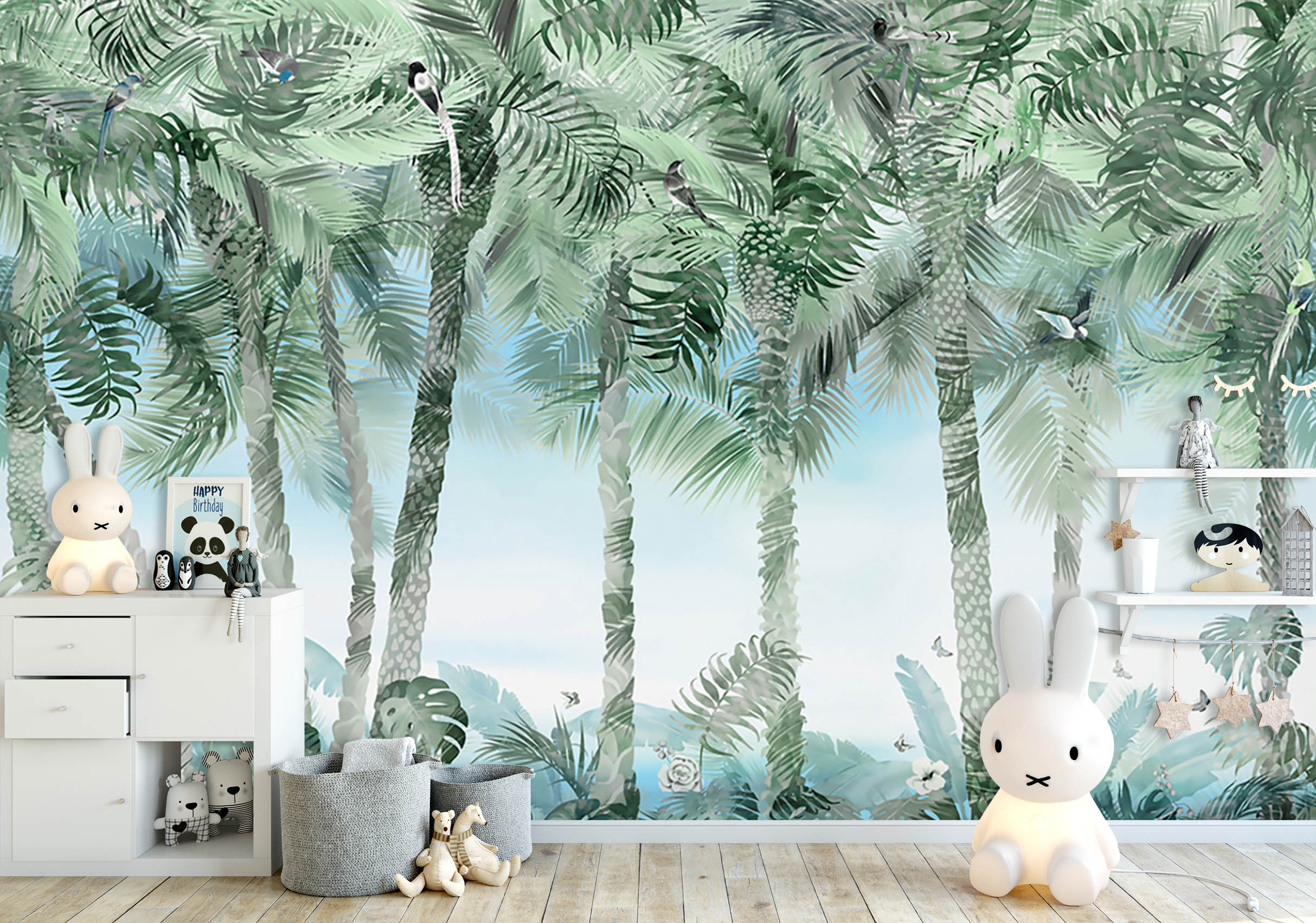 3D Woods Bird 1512 Wall Murals