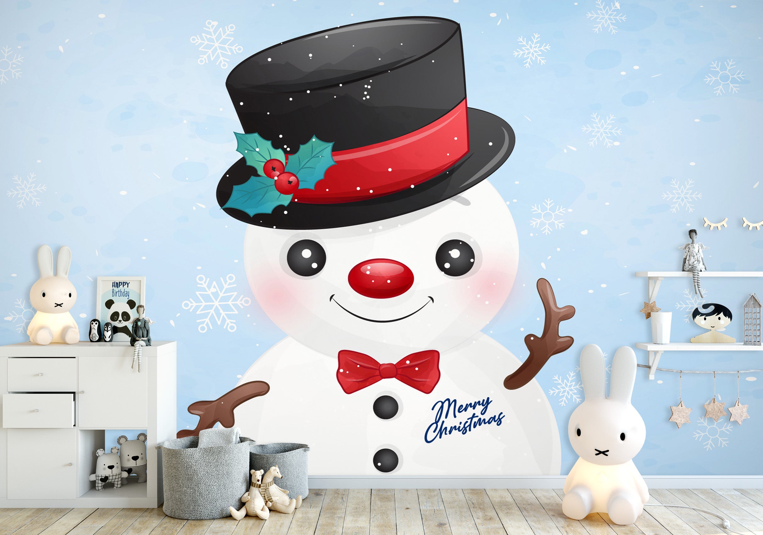 3D Snowman 57083 Wall Murals