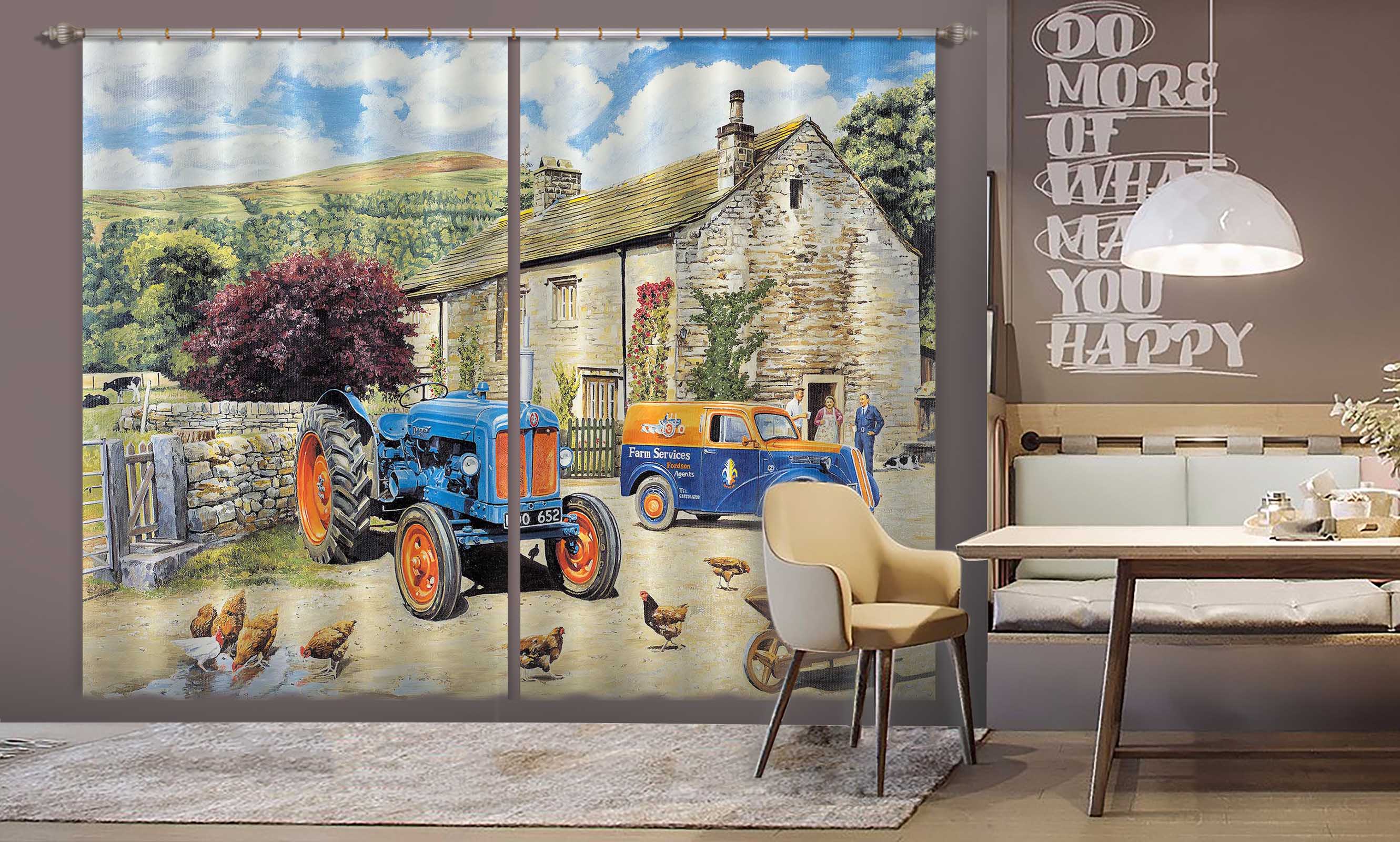 3D The New Major 102 Trevor Mitchell Curtain Curtains Drapes