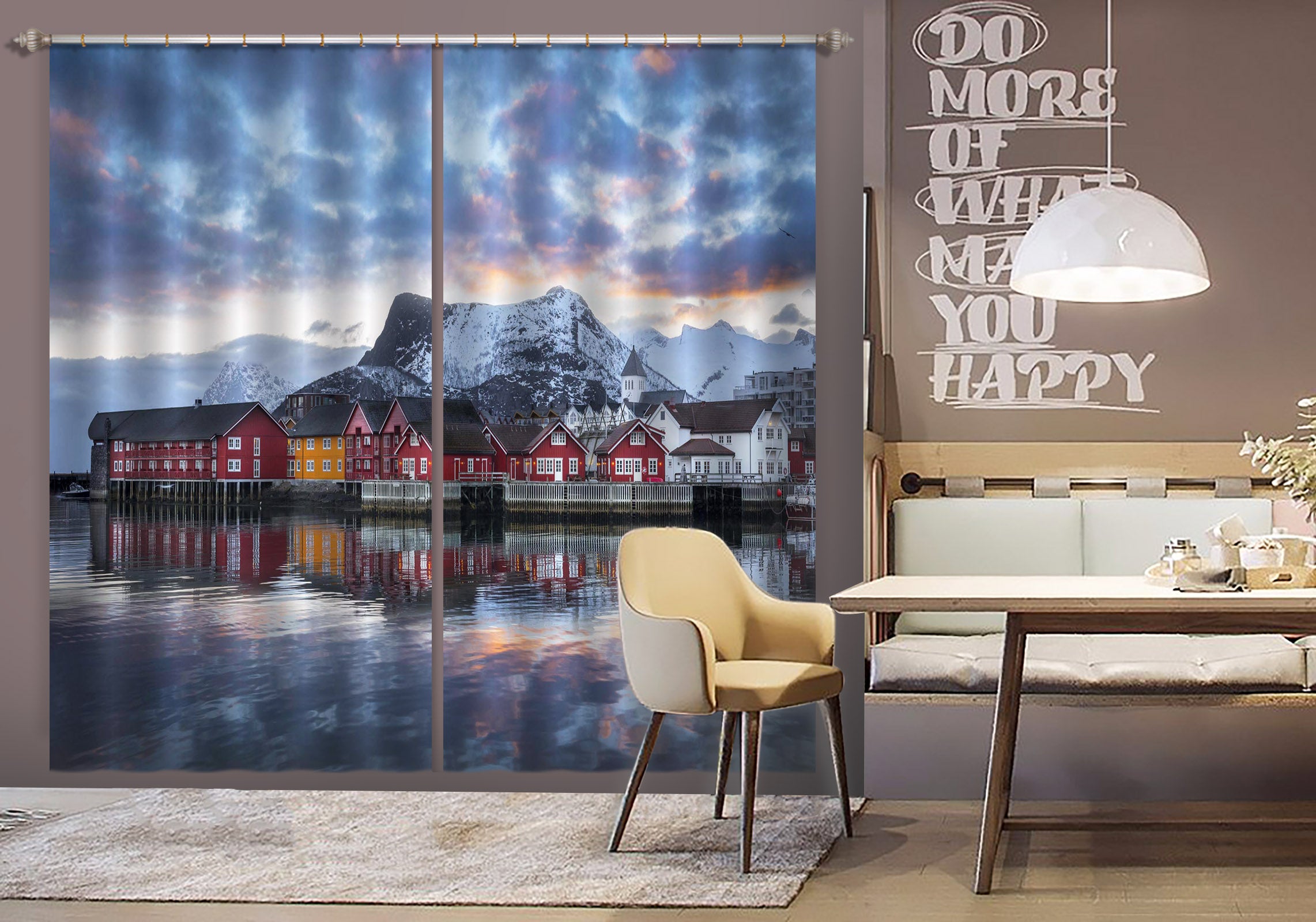 3D Water Manor 146 Marco Carmassi Curtain Curtains Drapes