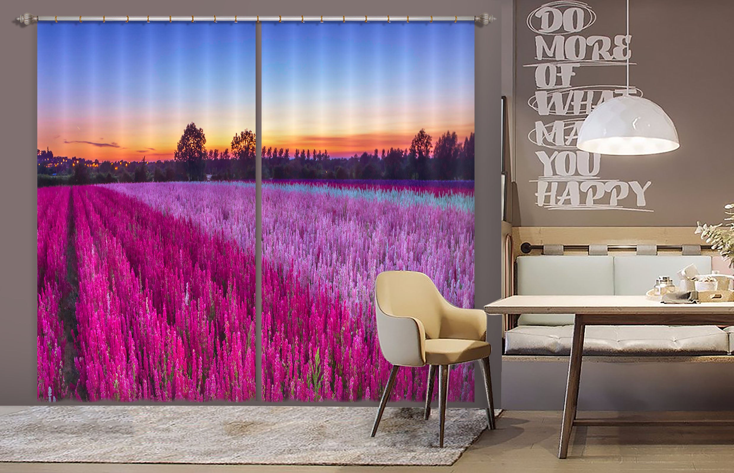 3D Purple Manor 215 Assaf Frank Curtain Curtains Drapes