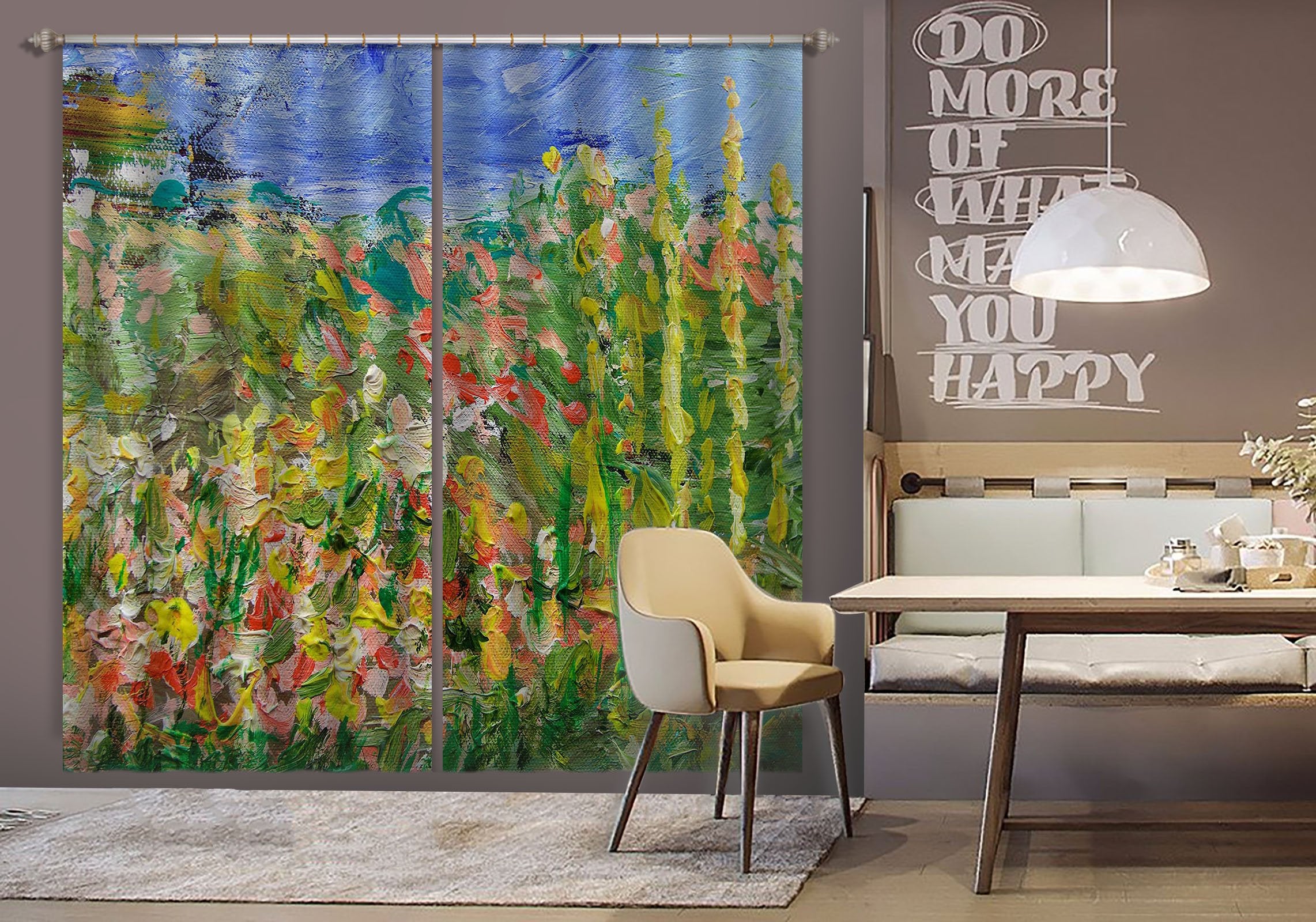 3D Abstract Garden 240 Allan P. Friedlander Curtain Curtains Drapes Wallpaper AJ Wallpaper