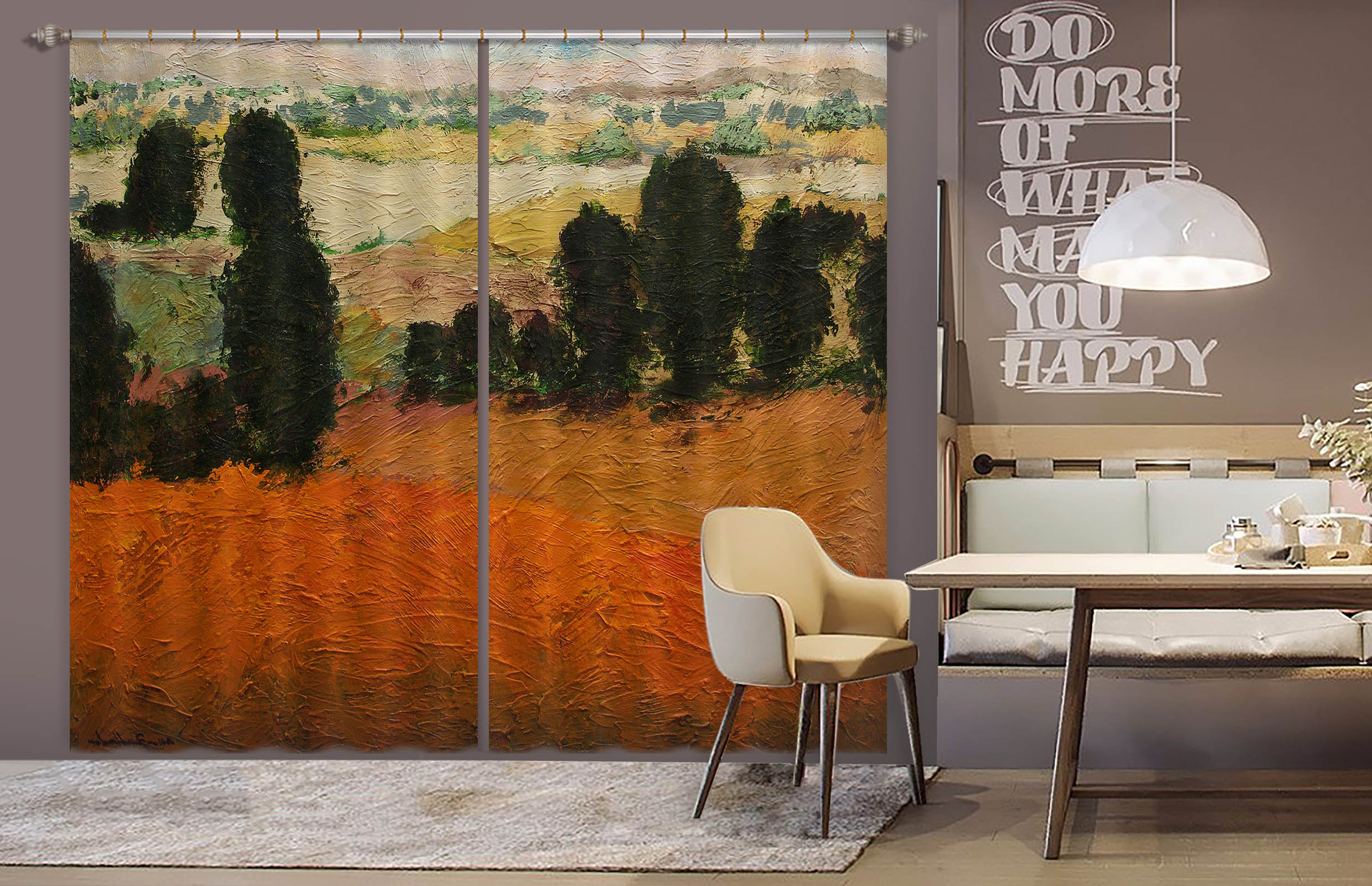 3D Valley Tree 105 Allan P. Friedlander Curtain Curtains Drapes