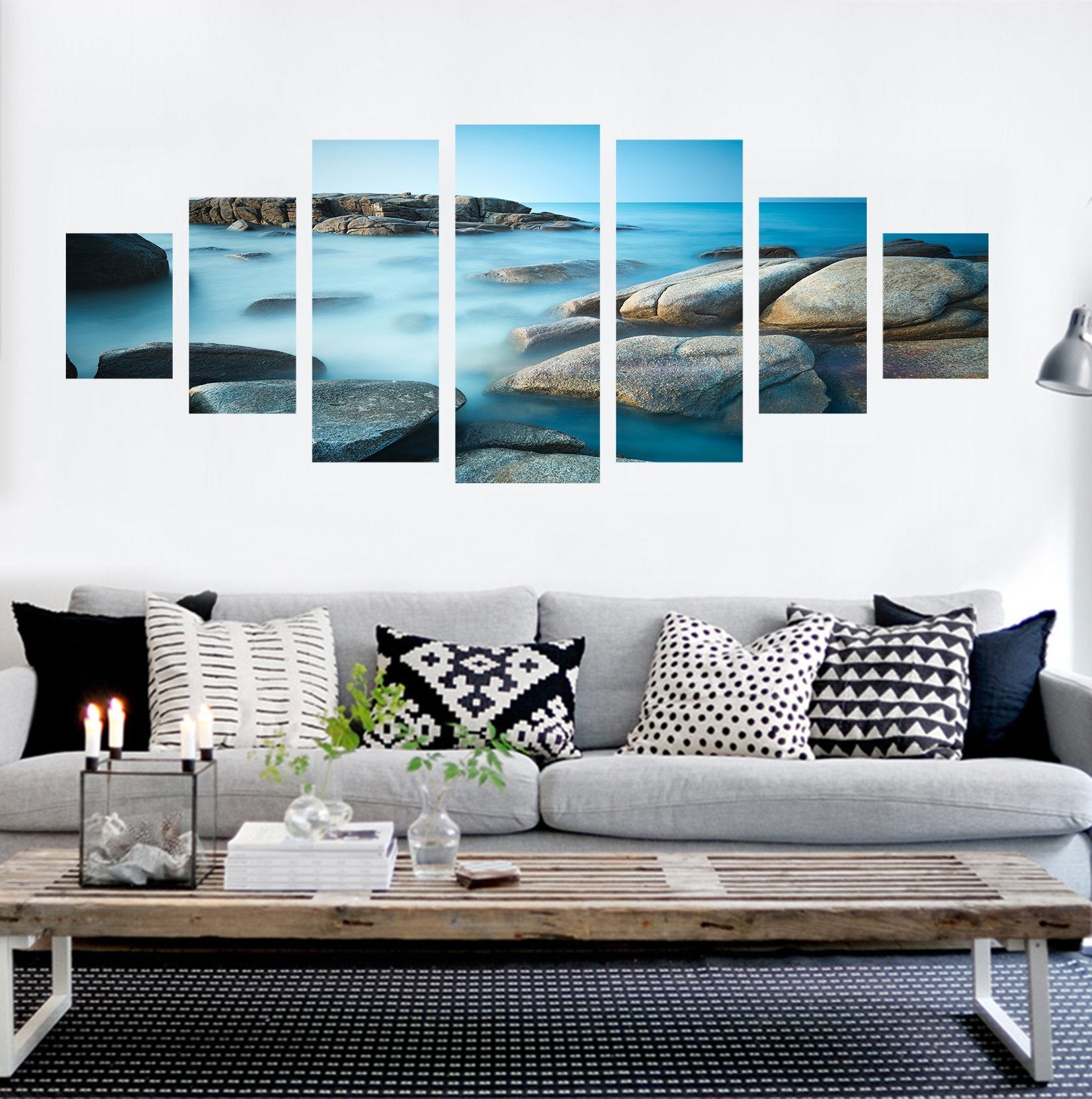 3D Big Stone 162 Unframed Print Wallpaper Wallpaper AJ Wallpaper