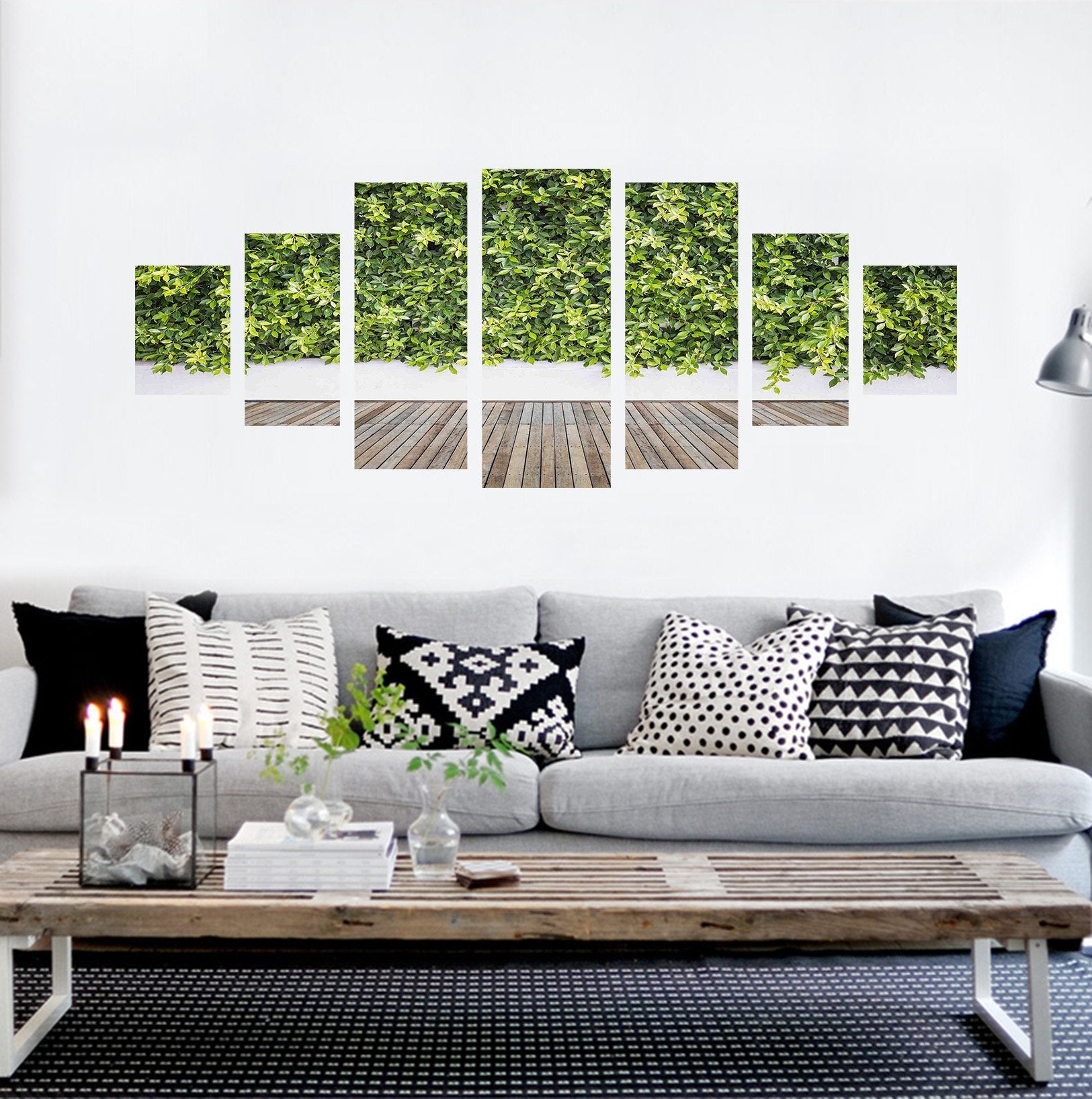 3D Grass Board 073 Unframed Print Wallpaper Wallpaper AJ Wallpaper