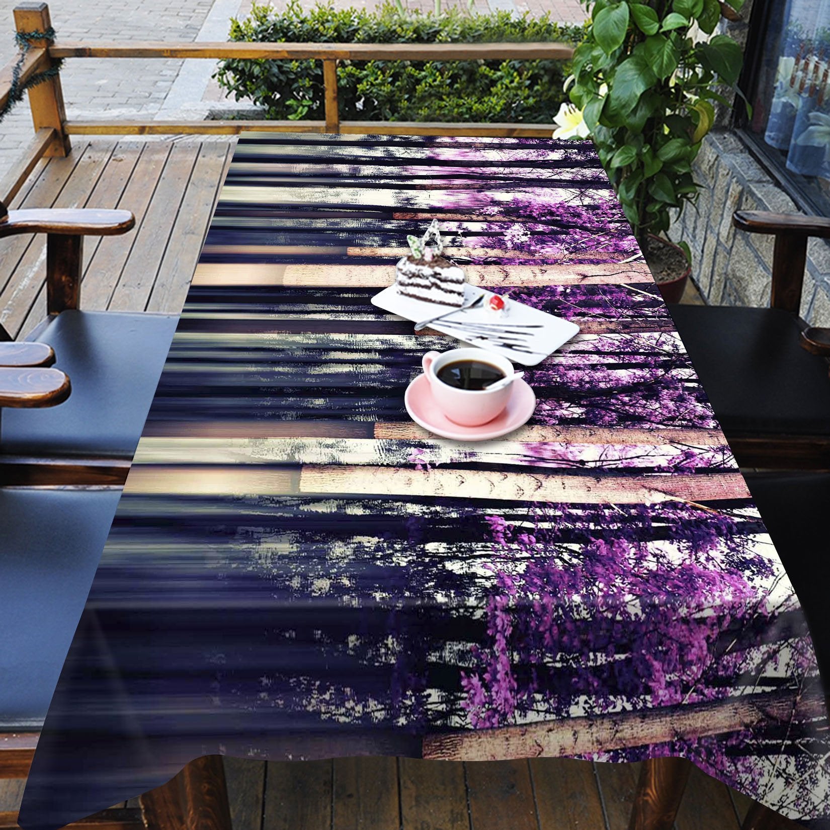 3D Lake Trees 354 Tablecloths Wallpaper AJ Wallpaper