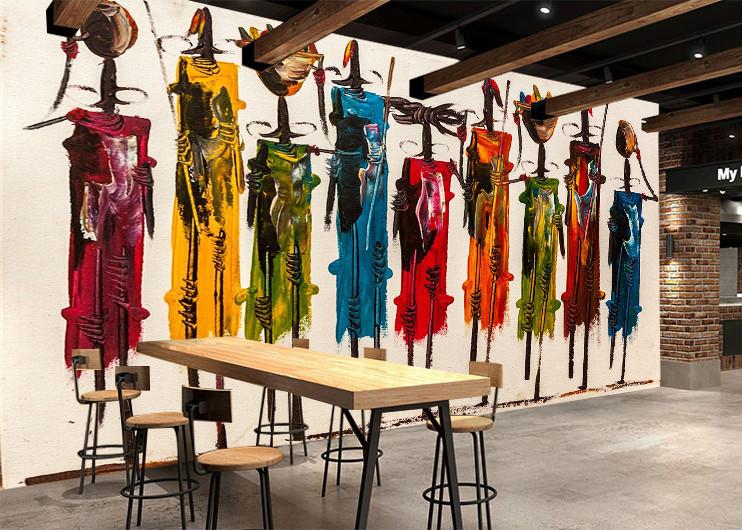 3D Graffiti Boys Sky 485 Wallpaper AJ Wallpaper