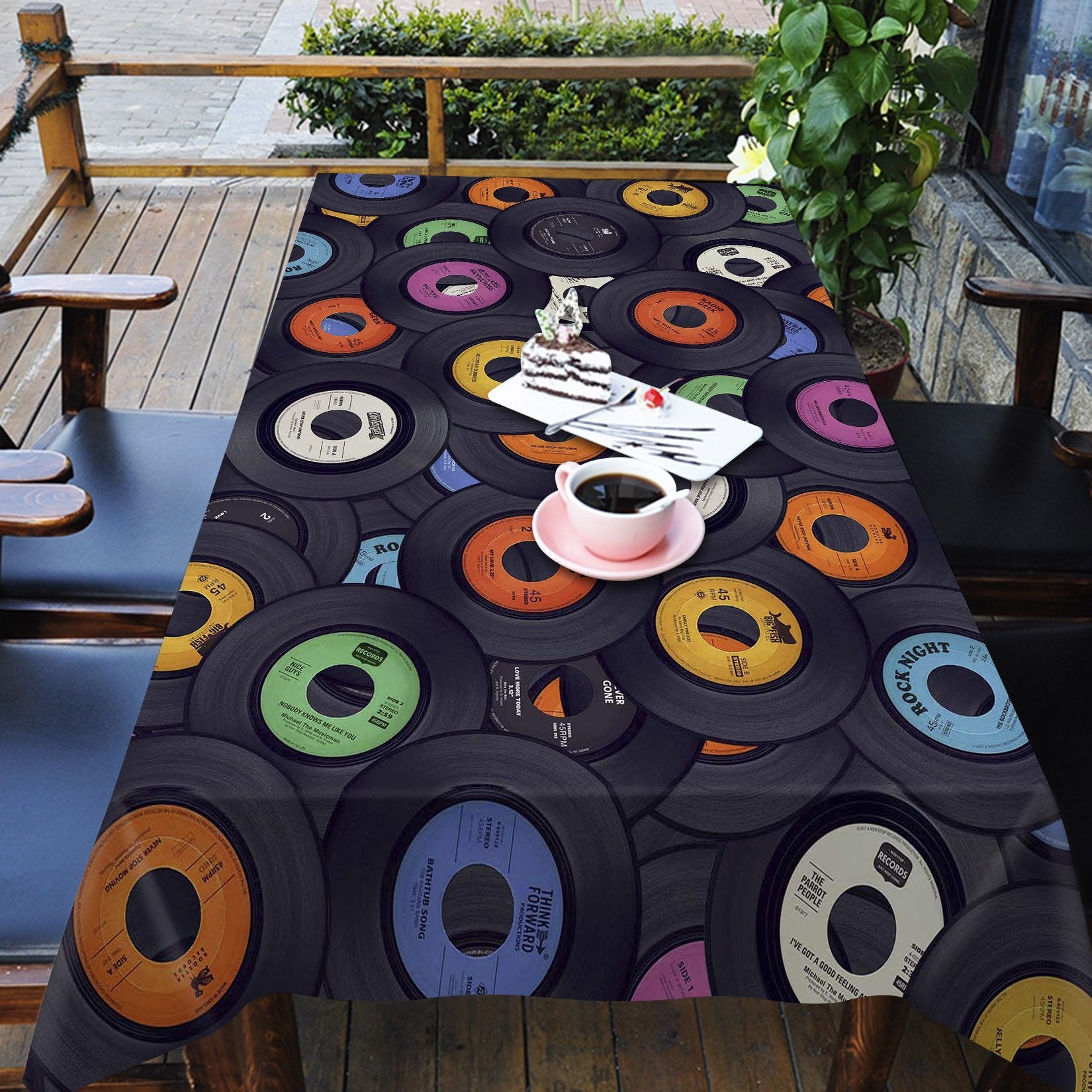 3D Discs Pattern 255 Tablecloths Wallpaper AJ Wallpaper