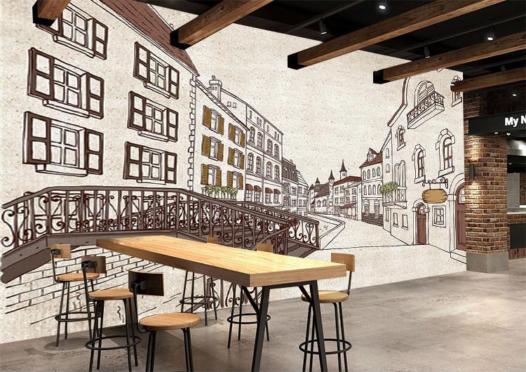 3D Village Alley 89 Wallpaper AJ Wallpapers