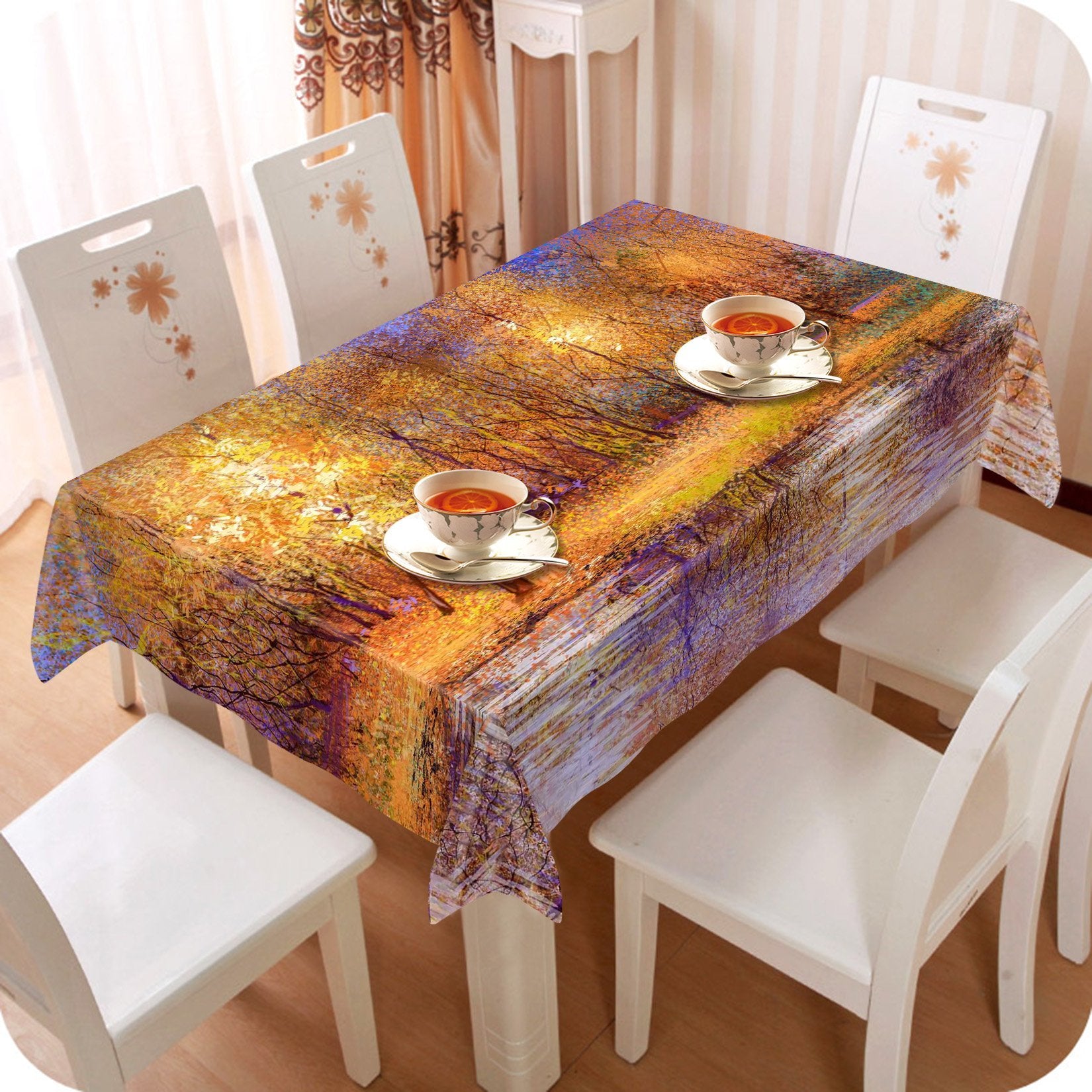 3D Bright Trees 611 Tablecloths Wallpaper AJ Wallpaper