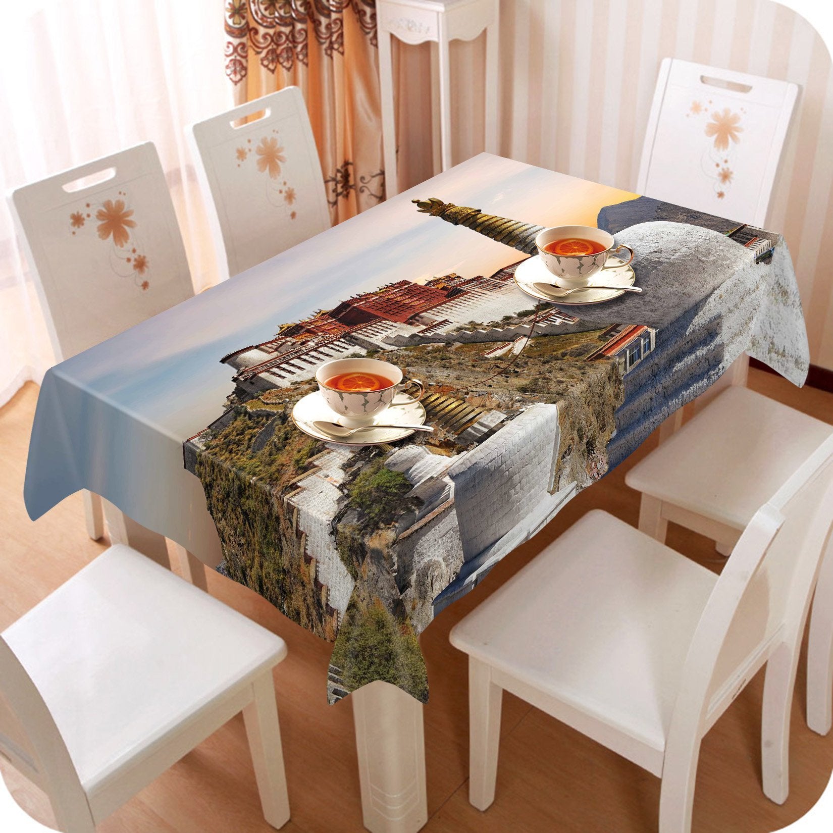 3D Potala Palace 589 Tablecloths Wallpaper AJ Wallpaper