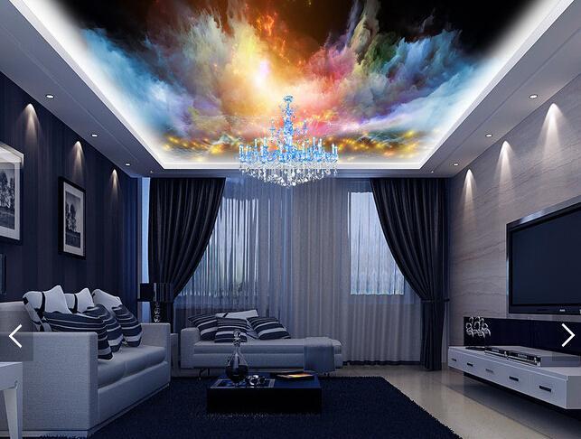 Fire Burning Cloud Stars 036 Wallpaper AJ Wallpaper