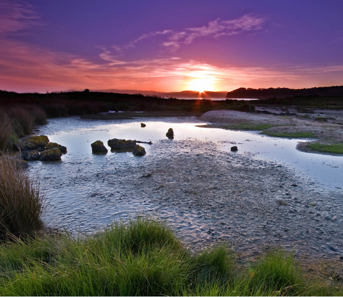 River Sunset Wallpaper AJ Wallpaper