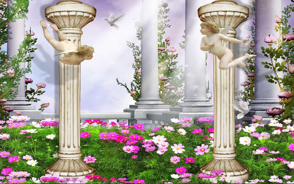 Angel Garden Wallpaper AJ Wallpaper 2