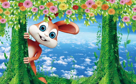 Lovely Rabbit Wallpaper AJ Wallpaper 2