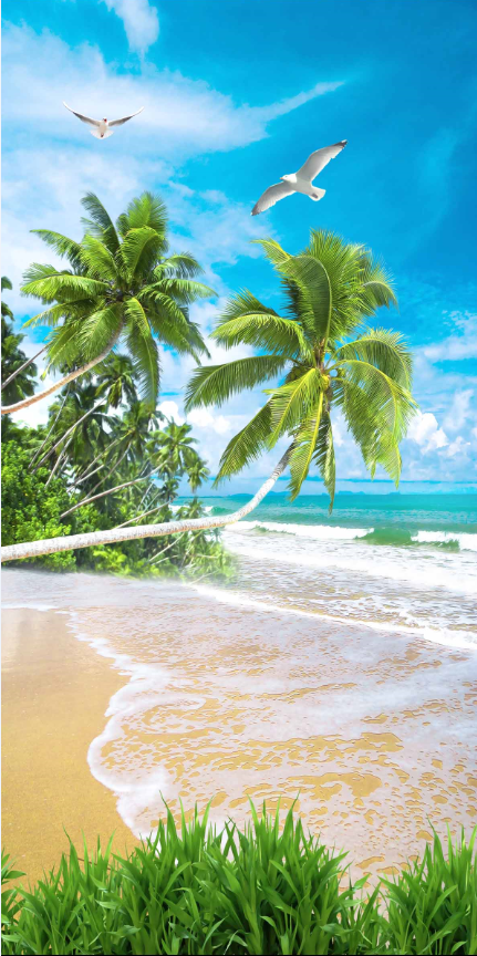 Waves On Beach Wallpaper AJ Wallpaper 2