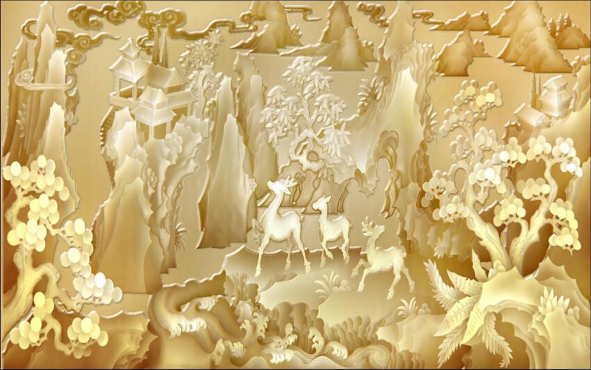 Anaglyph Scenery Wallpaper AJ Wallpaper 2