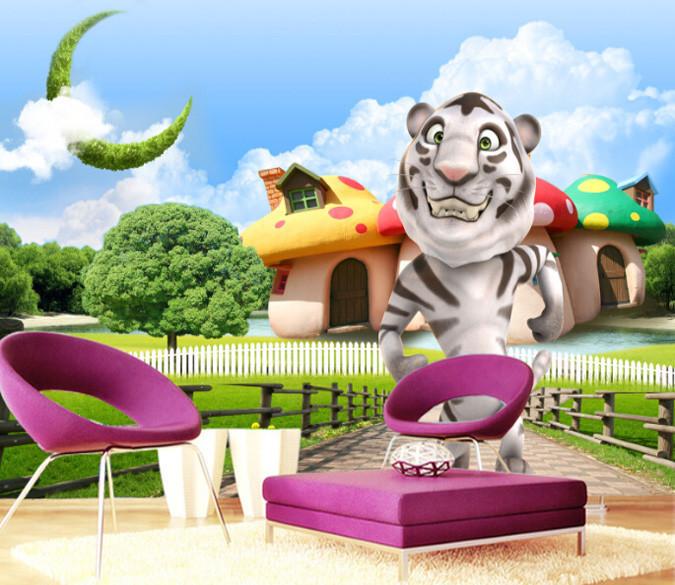 3D Lovely Tigers Wallpaper AJ Wallpaper 1