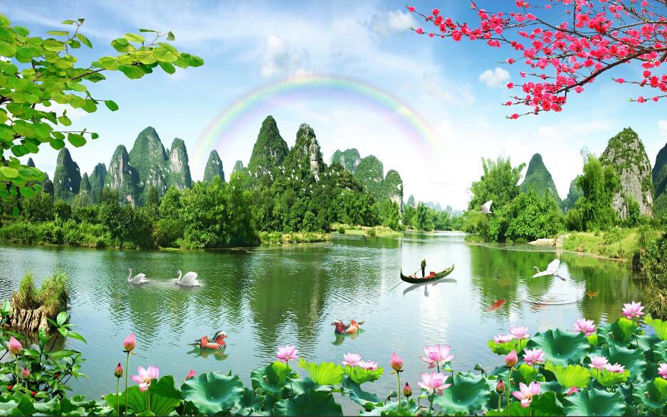 Colorful Natural Scenery Wallpaper AJ Wallpaper 2