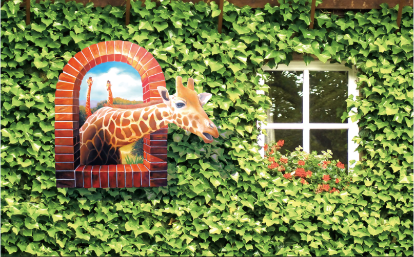 Window Giraffes Wallpaper AJ Wallpaper 2