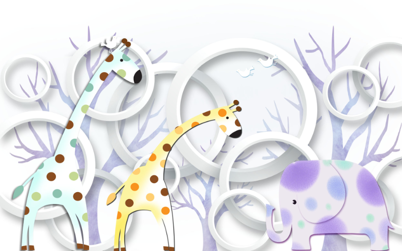 Cute Colorful Animals Wallpaper AJ Wallpaper 2