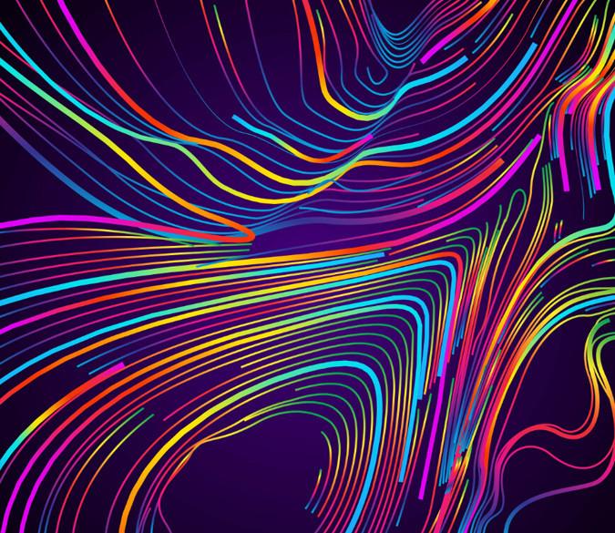 Colorful Lines Wallpaper AJ Wallpaper