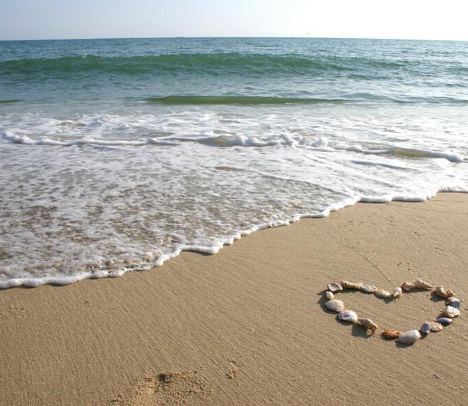 Romantic Beach Wallpaper AJ Wallpaper