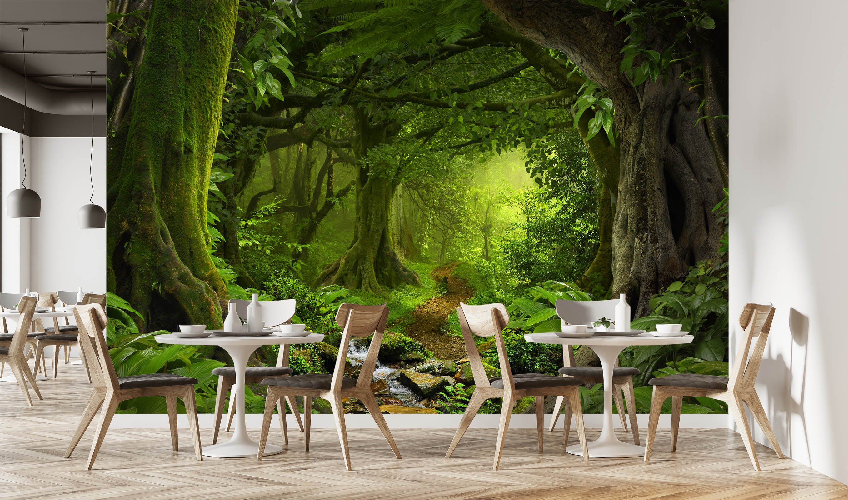 3D Tree Jungle 57204 Wall Murals