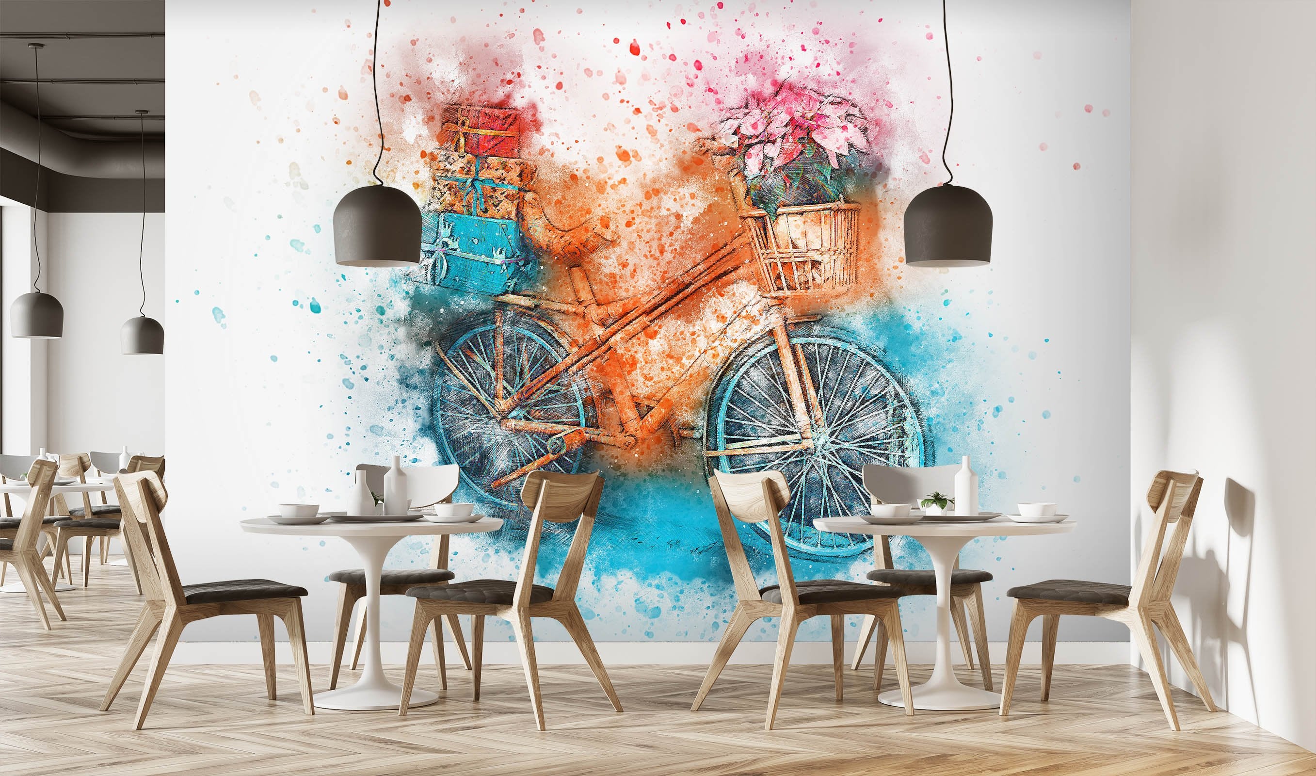 3D Bicycle 923 Vehicle Wall Murals Wallpaper AJ Wallpaper 2