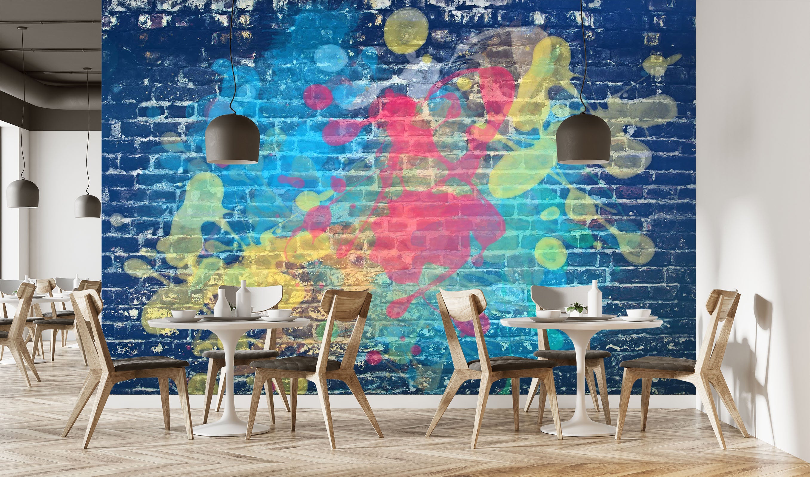 3D Color City Wall 1919 Wall Murals