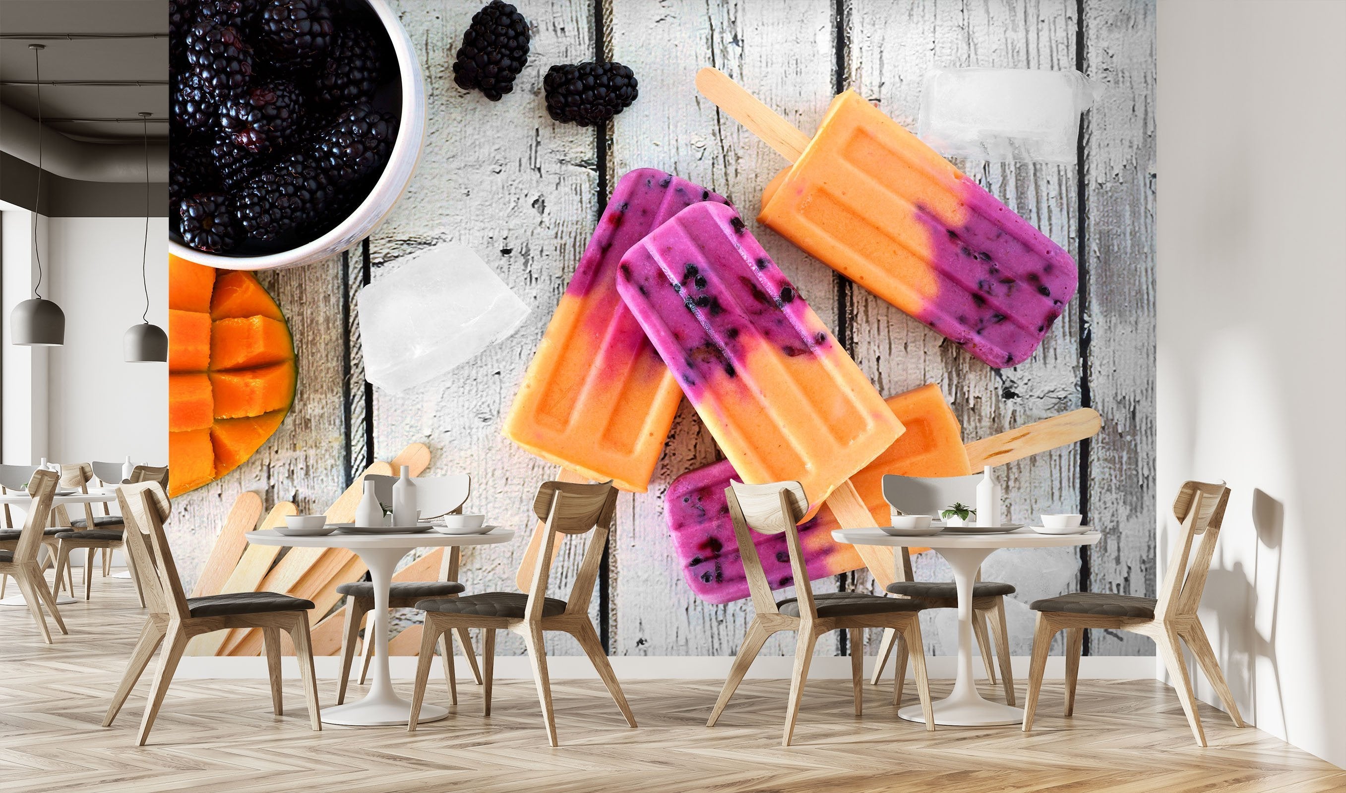 3D Orange Ice Cream 645 Wallpaper AJ Wallpaper 2