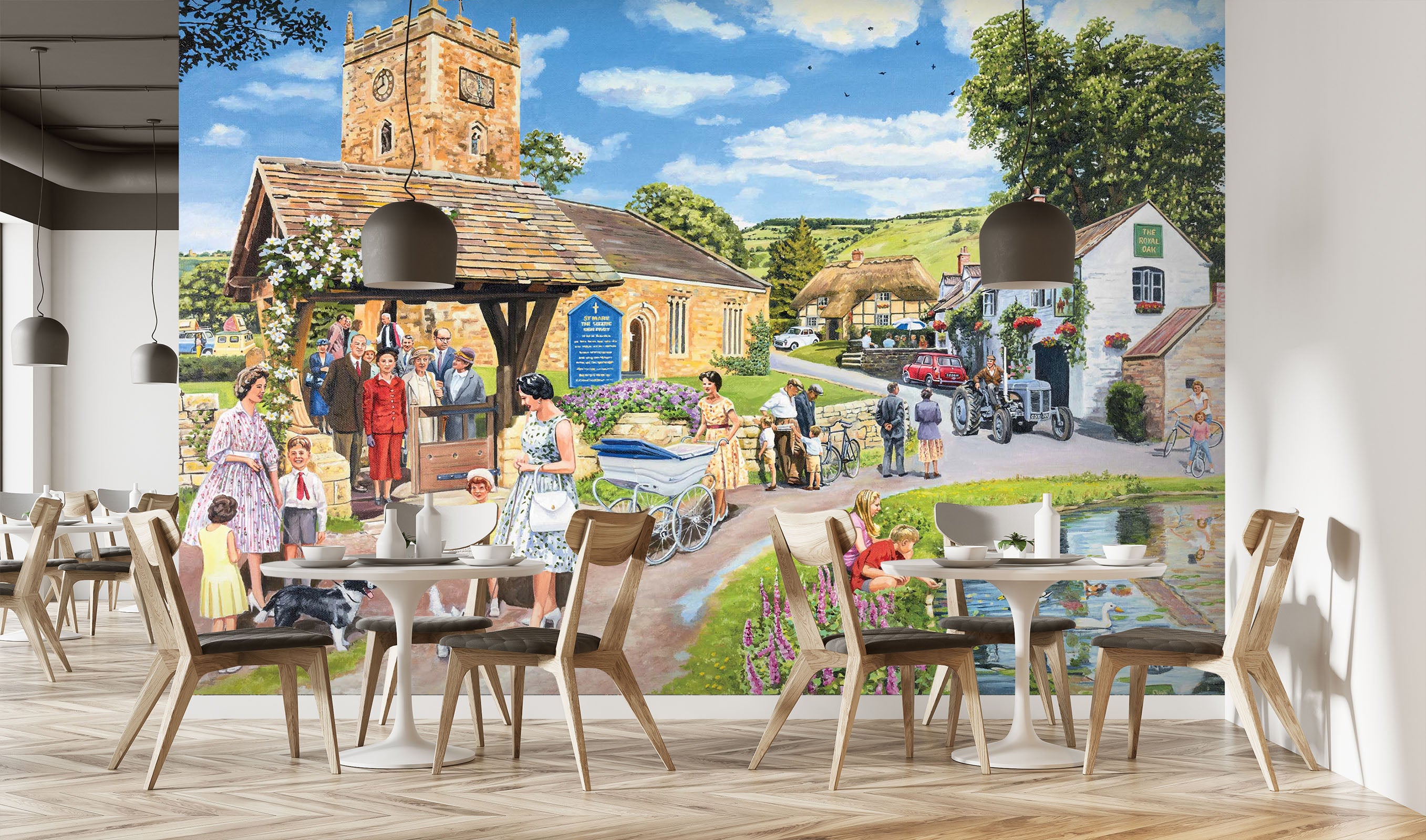 3D Sunday Service 1054 Trevor Mitchell Wall Mural Wall Murals