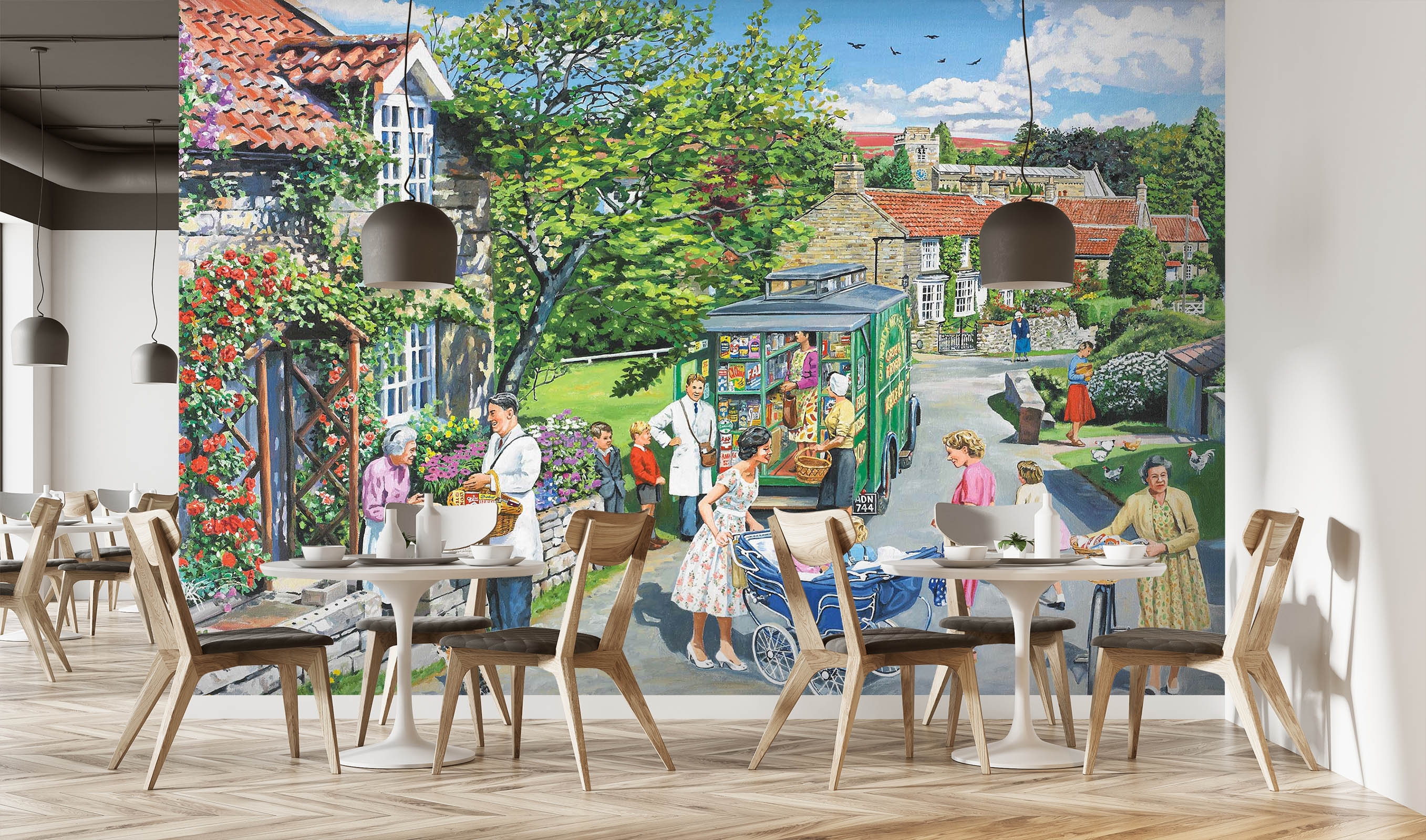 3D The Mobile Shop 1060 Trevor Mitchell Wall Mural Wall Murals