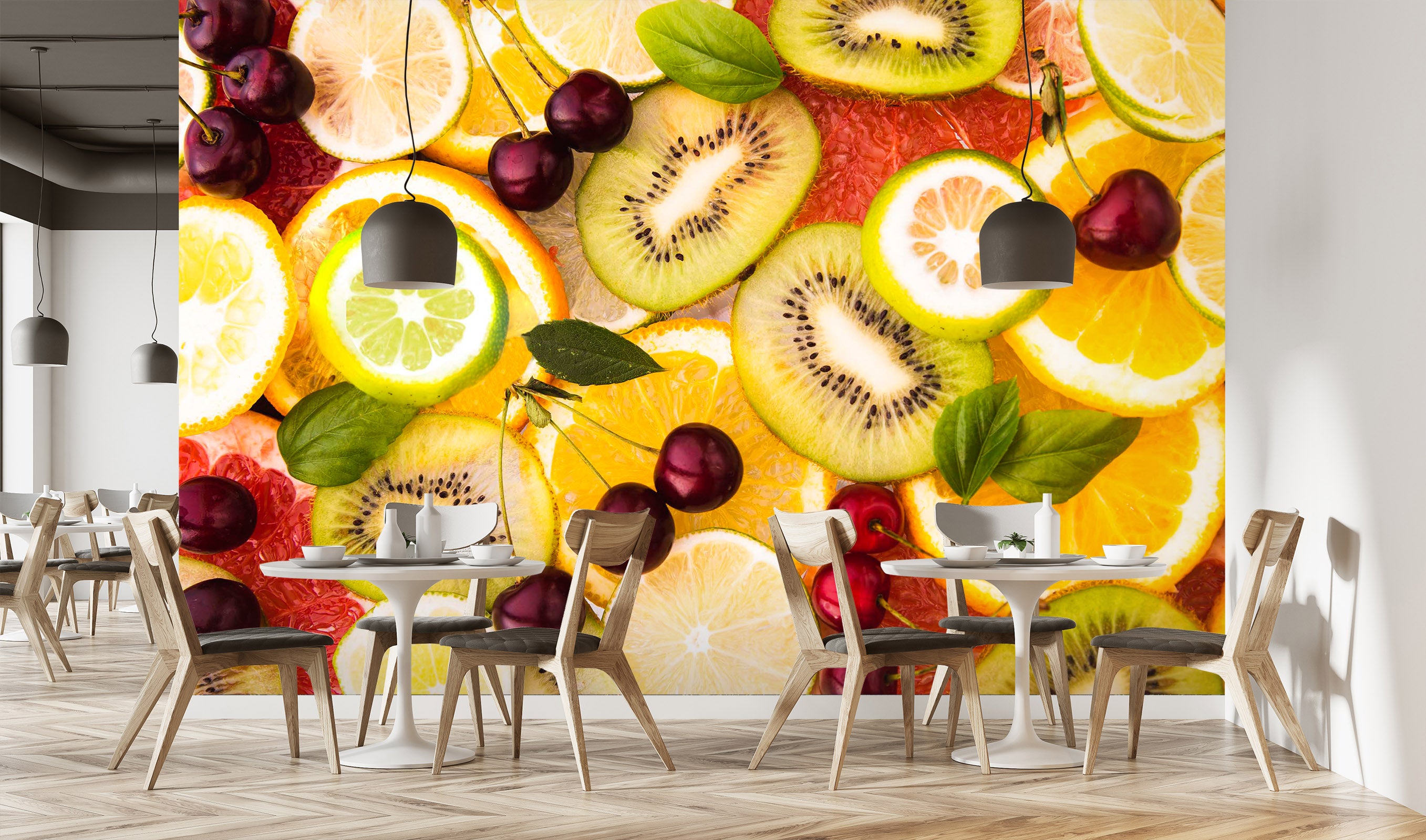 3D Orange Strawberry 1465 Wall Murals