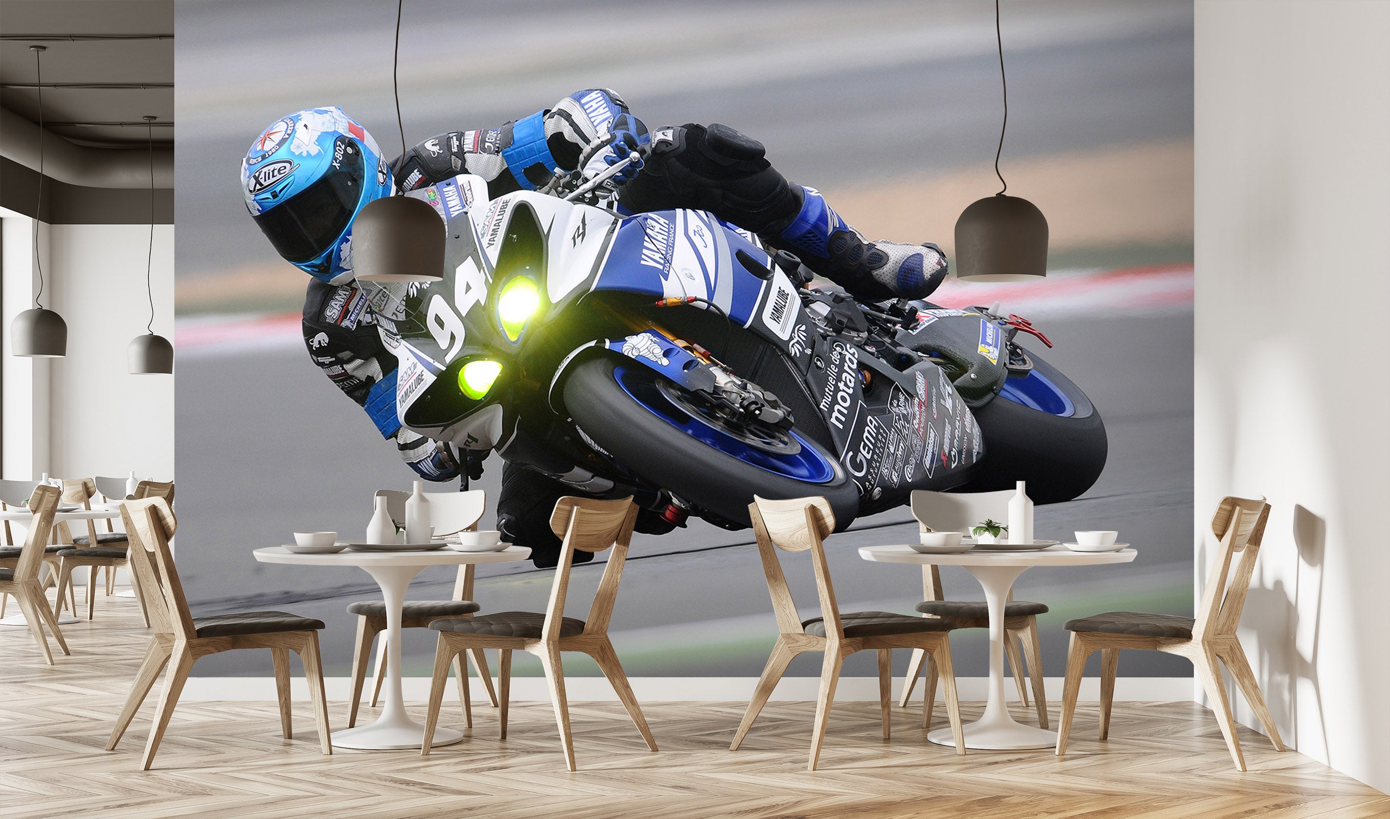 3D Motorcycle Driving 052 Vehicle Wall Murals