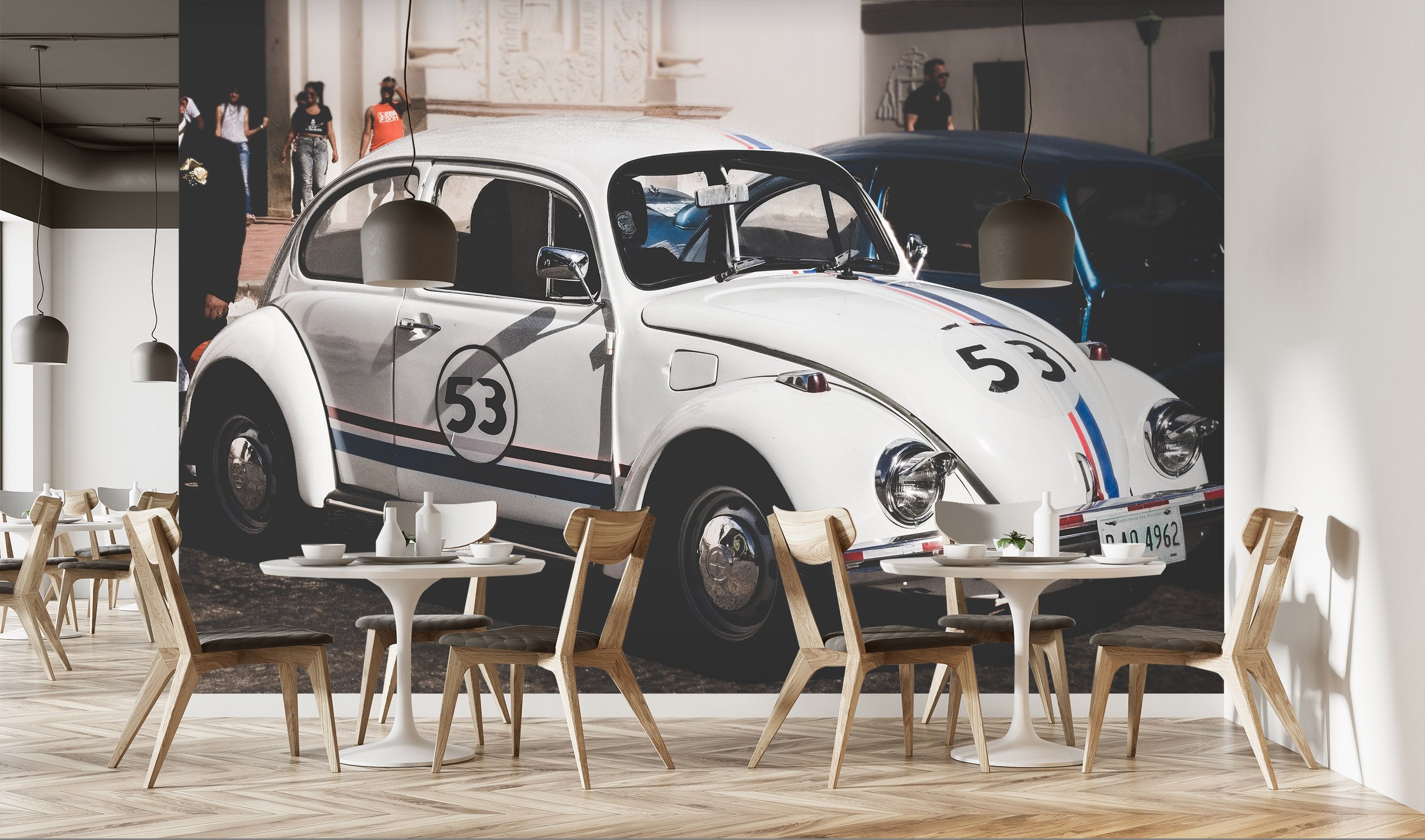 3D Automobile White 915 Vehicle Wall Murals Wallpaper AJ Wallpaper 2