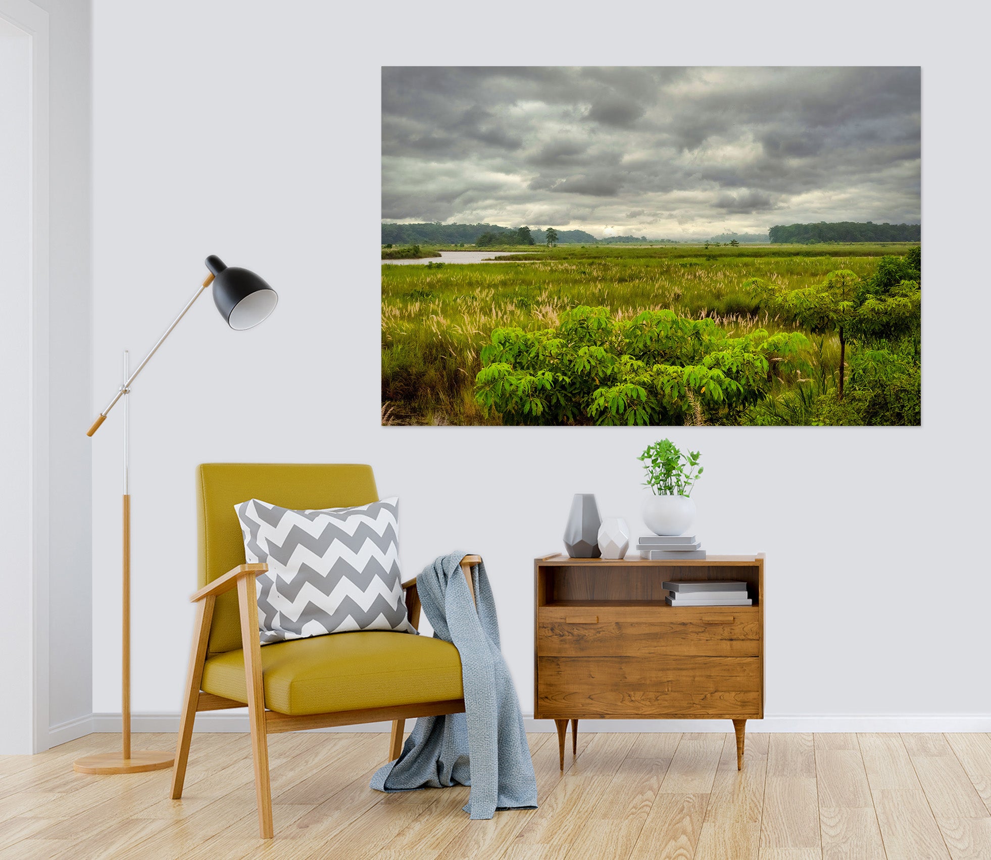 3D Field Lawn 4030 Beth Sheridan Wall Sticker