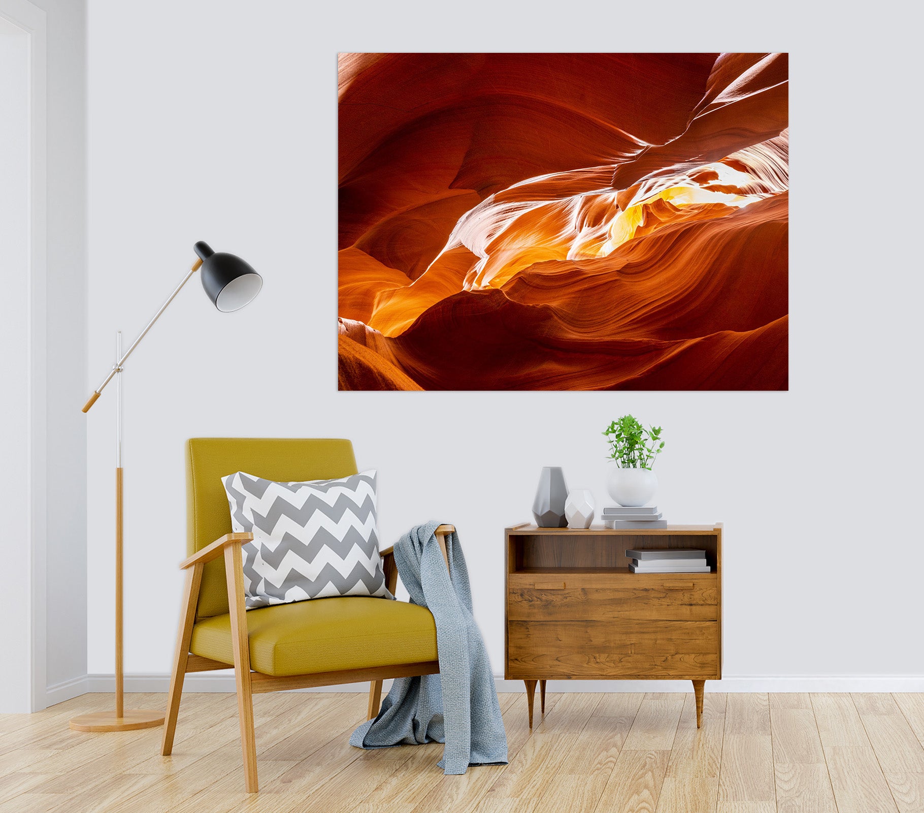 3D Red Magma 215 Marco Carmassi Wall Sticker