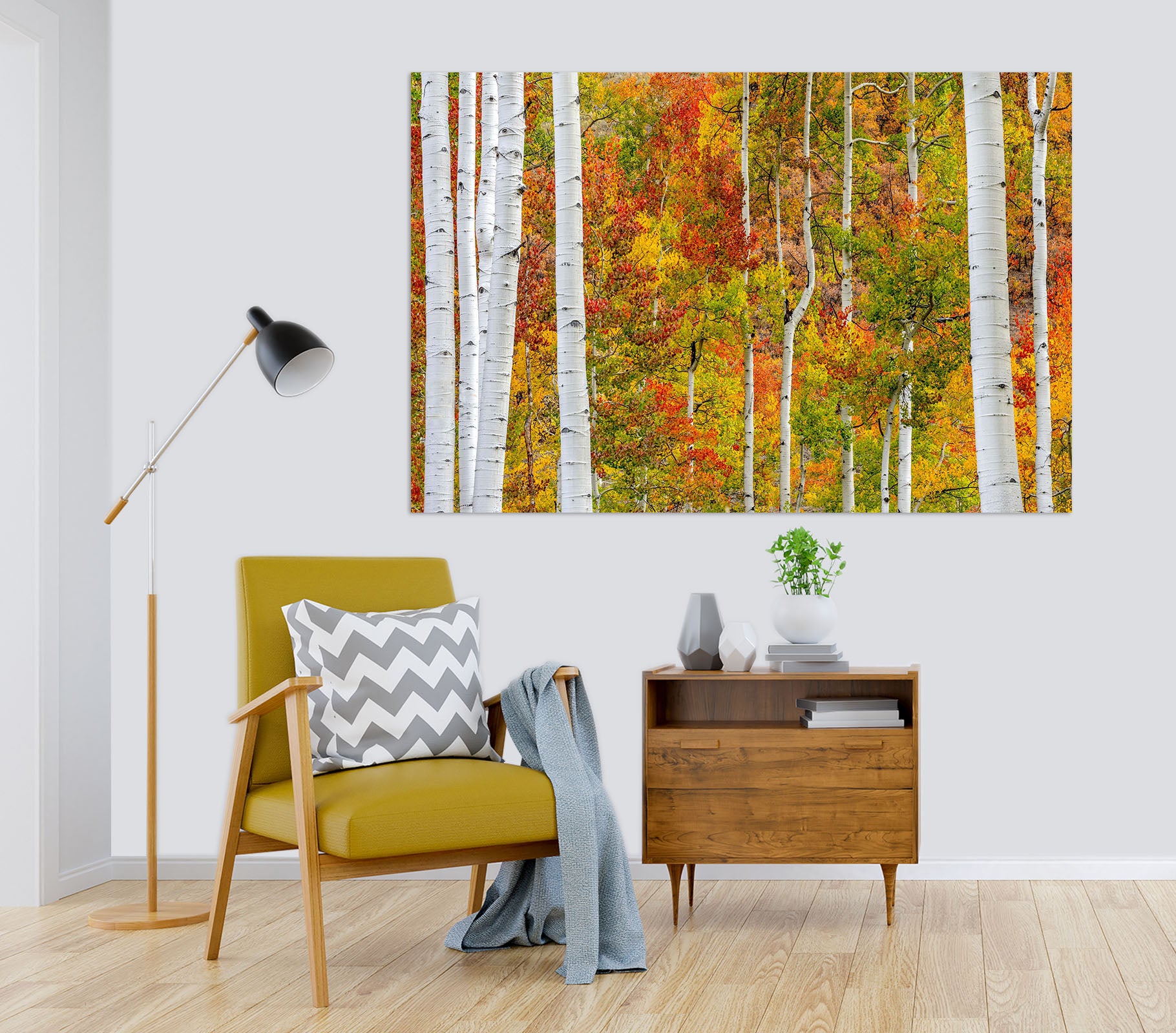 3D Color Forest 109 Marco Carmassi Wall Sticker